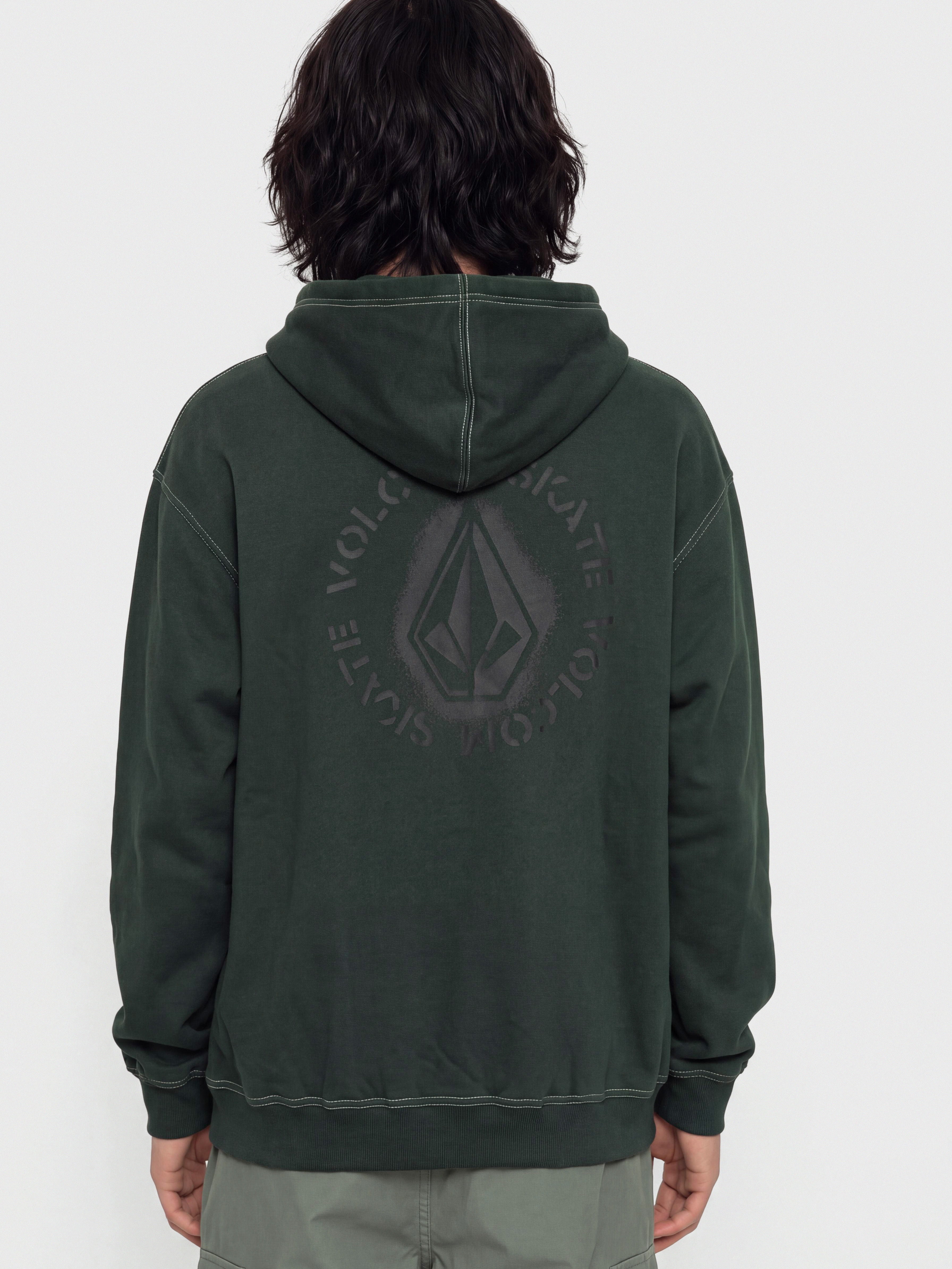 Pulóver Volcom Skidder HD (scarab)
