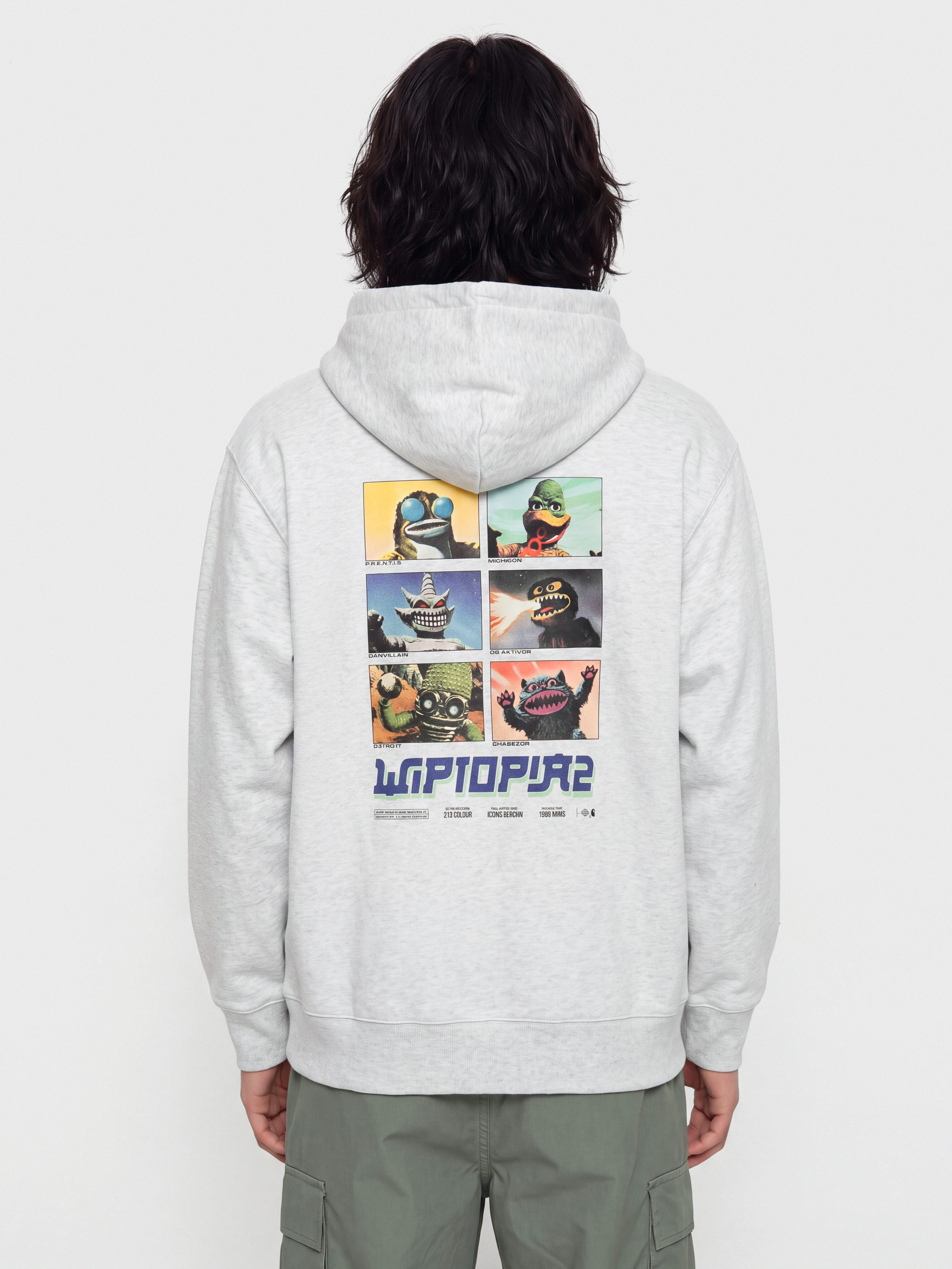Carhartt WIP Wiptopia II HD Kapucnis pulu00f3ver (ash heather)
