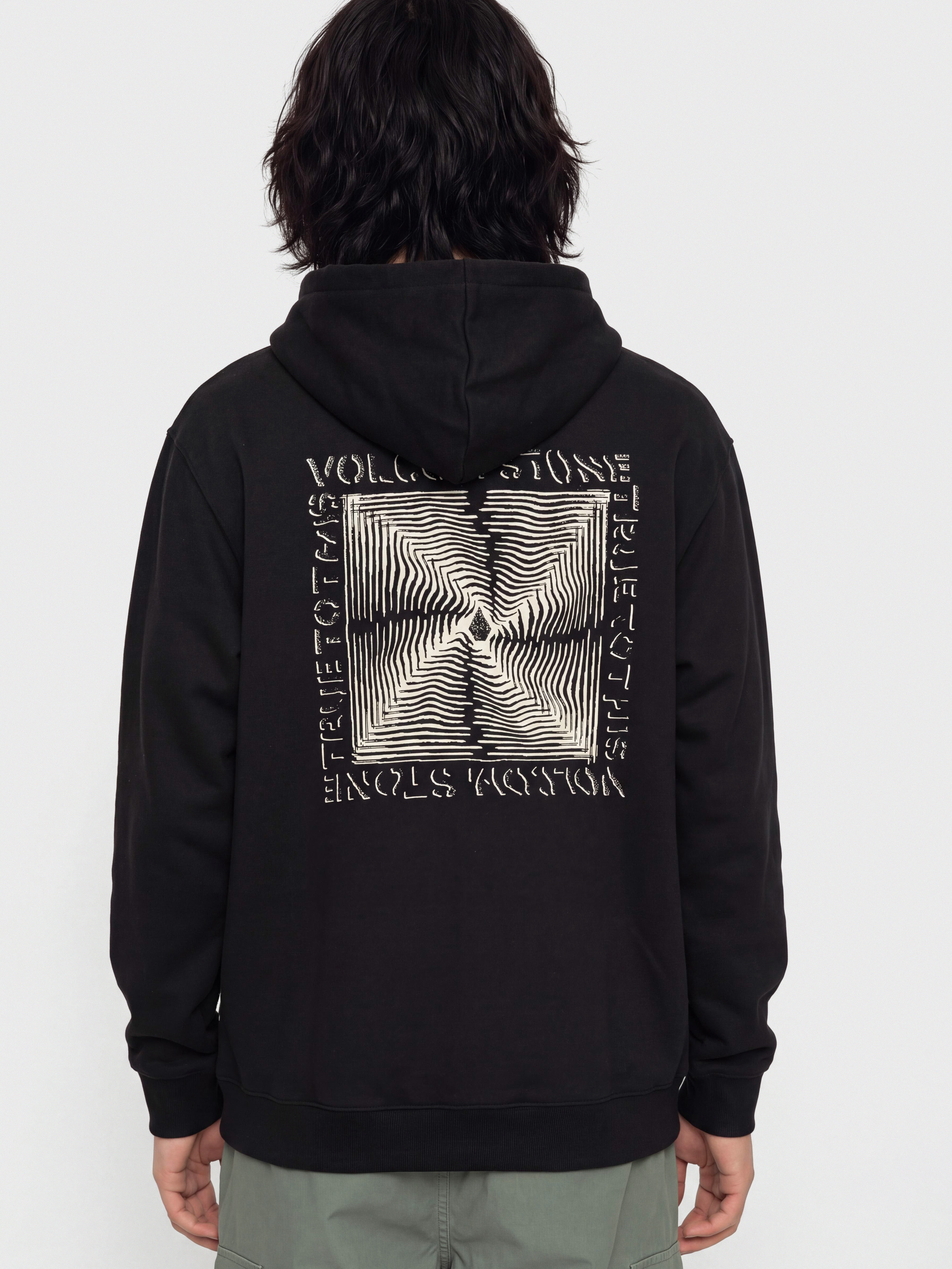 Kapucnis pulóver Volcom Watanite HD (black)