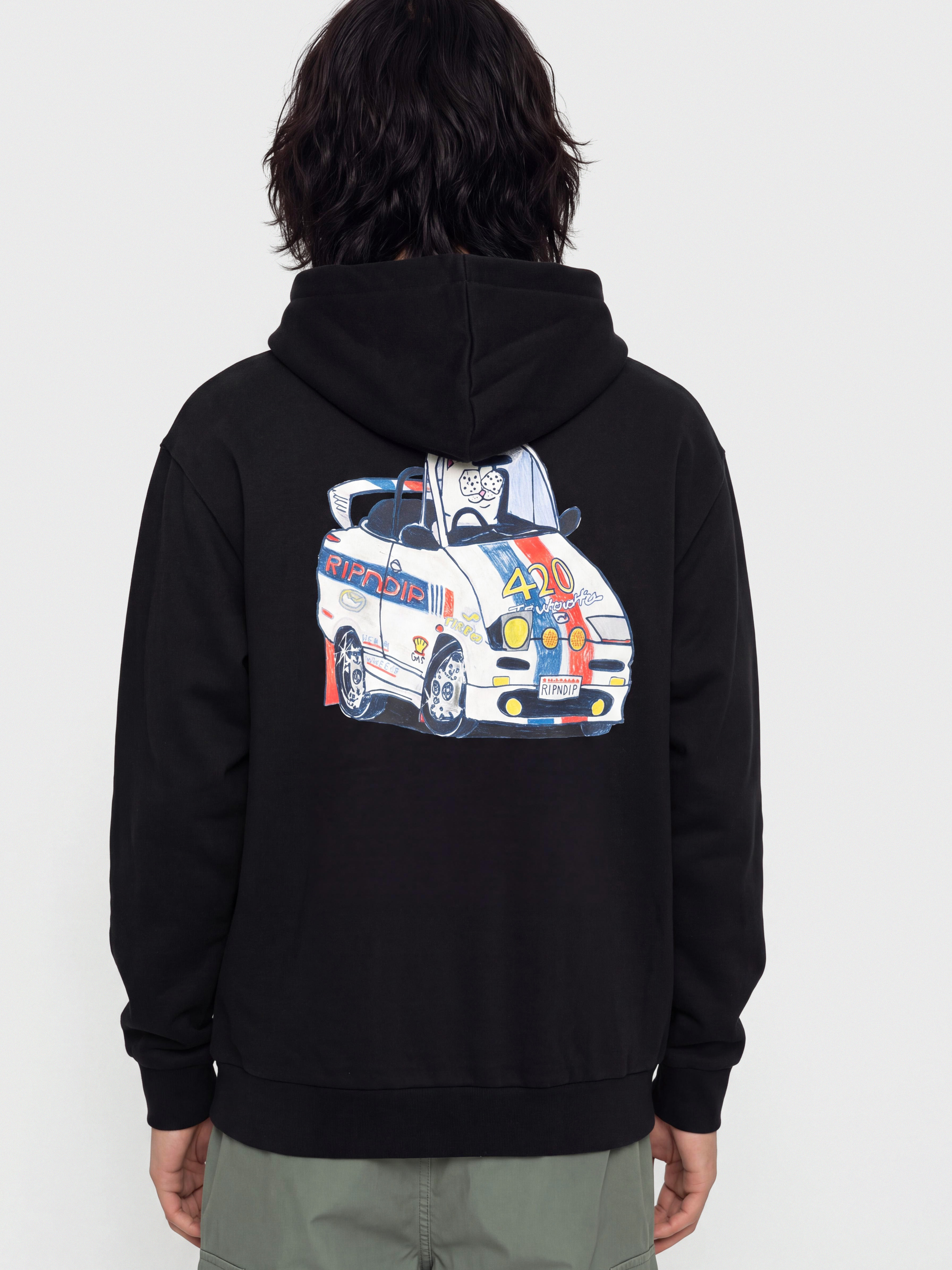 RipNDip 420 MPH HD Kapucnis pulóver (black)