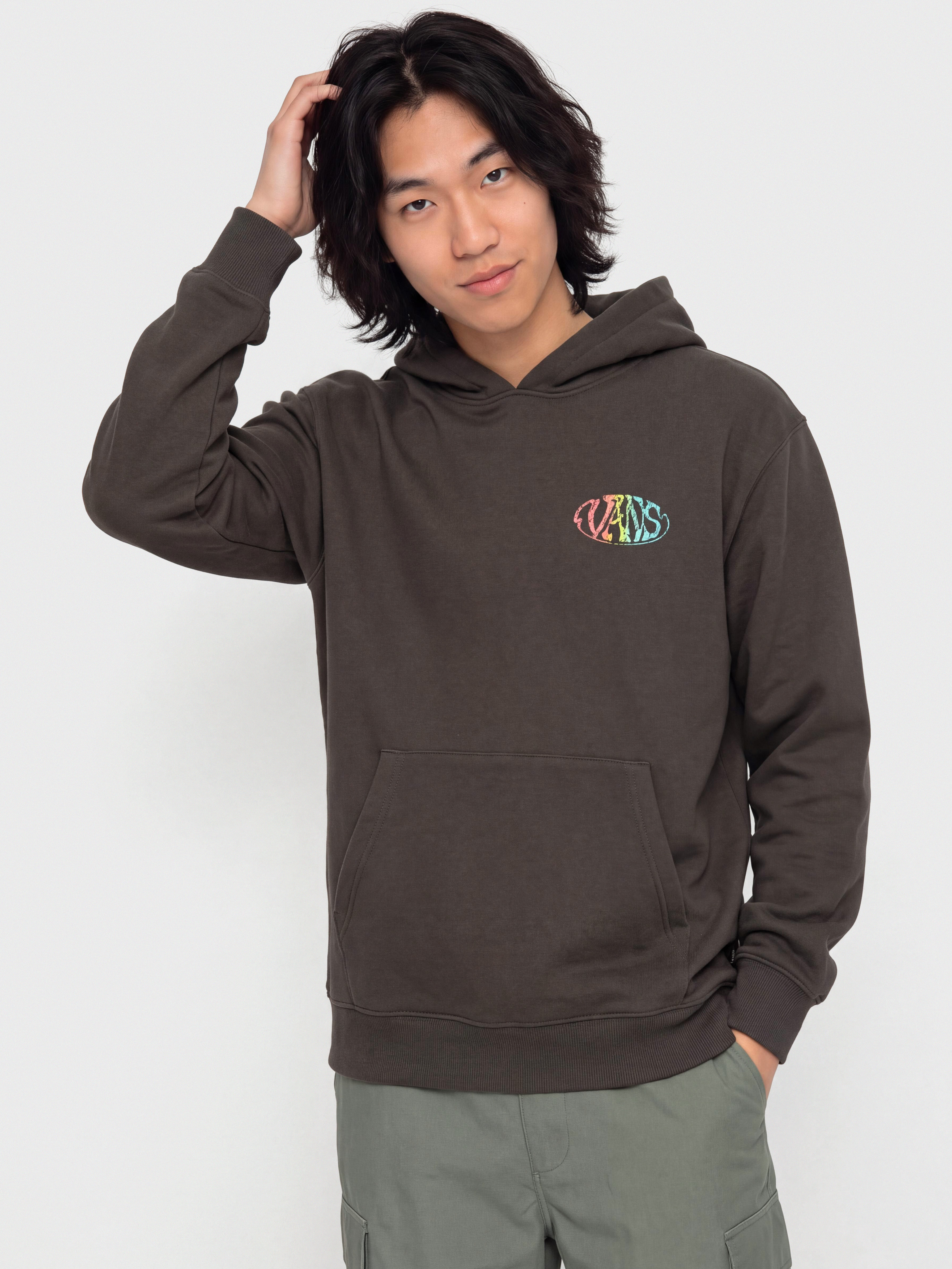 Vans Jetty Sets HD Kapucnis pulóver (faded black)