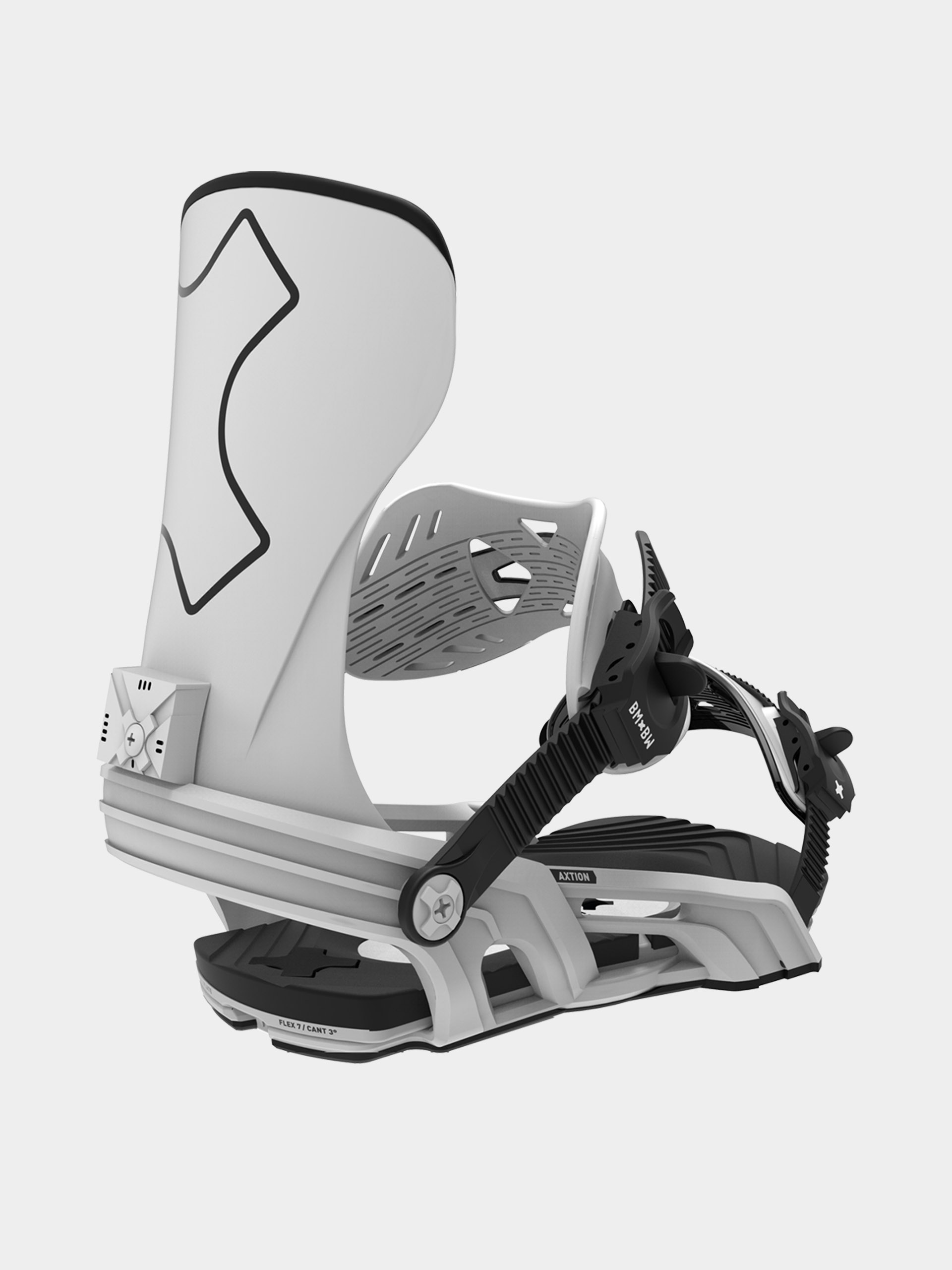 Snowboard kötés Bent Metal Axtion (white)
