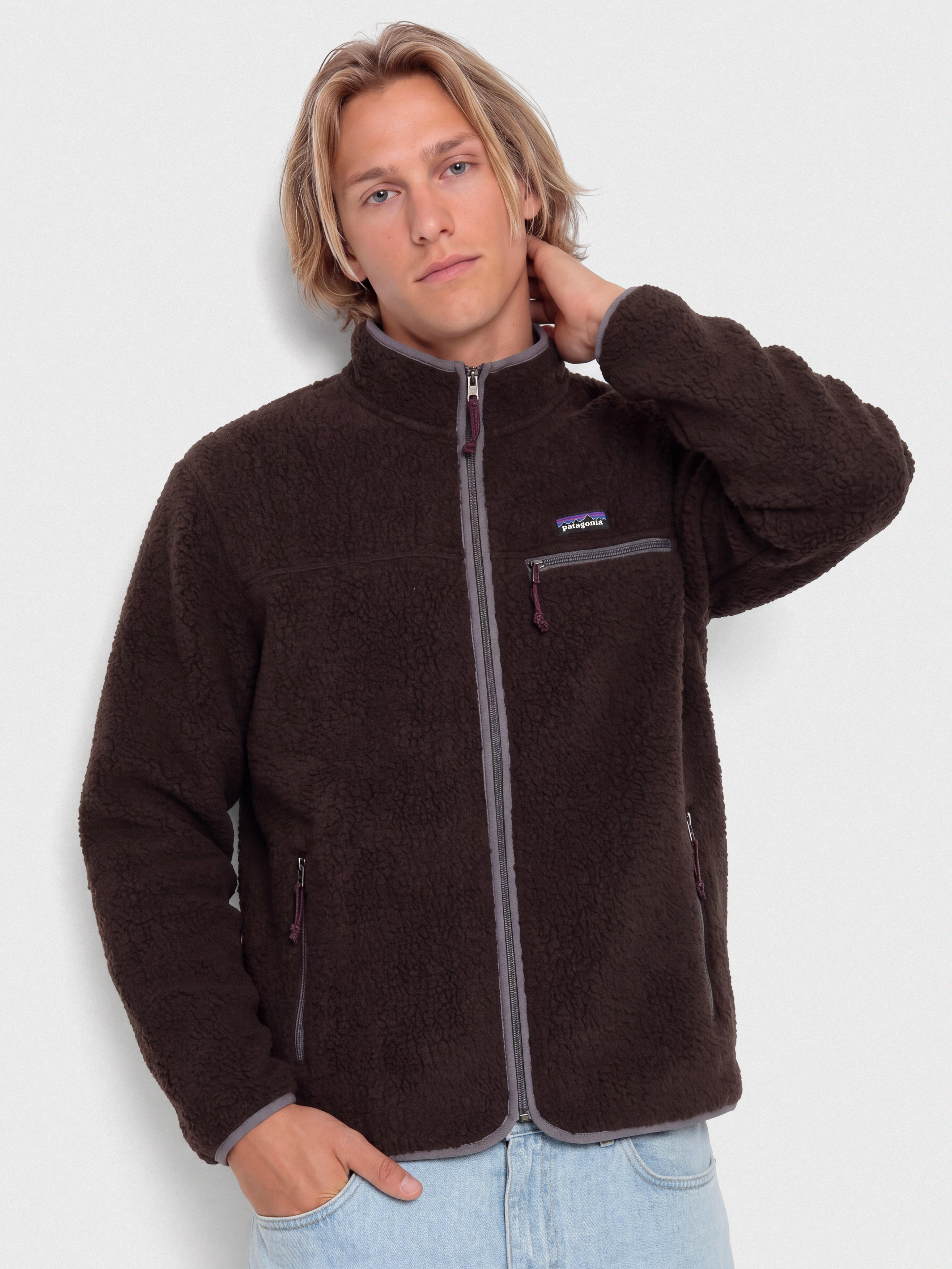 Dzseki Patagonia Retro Pile (den brown)