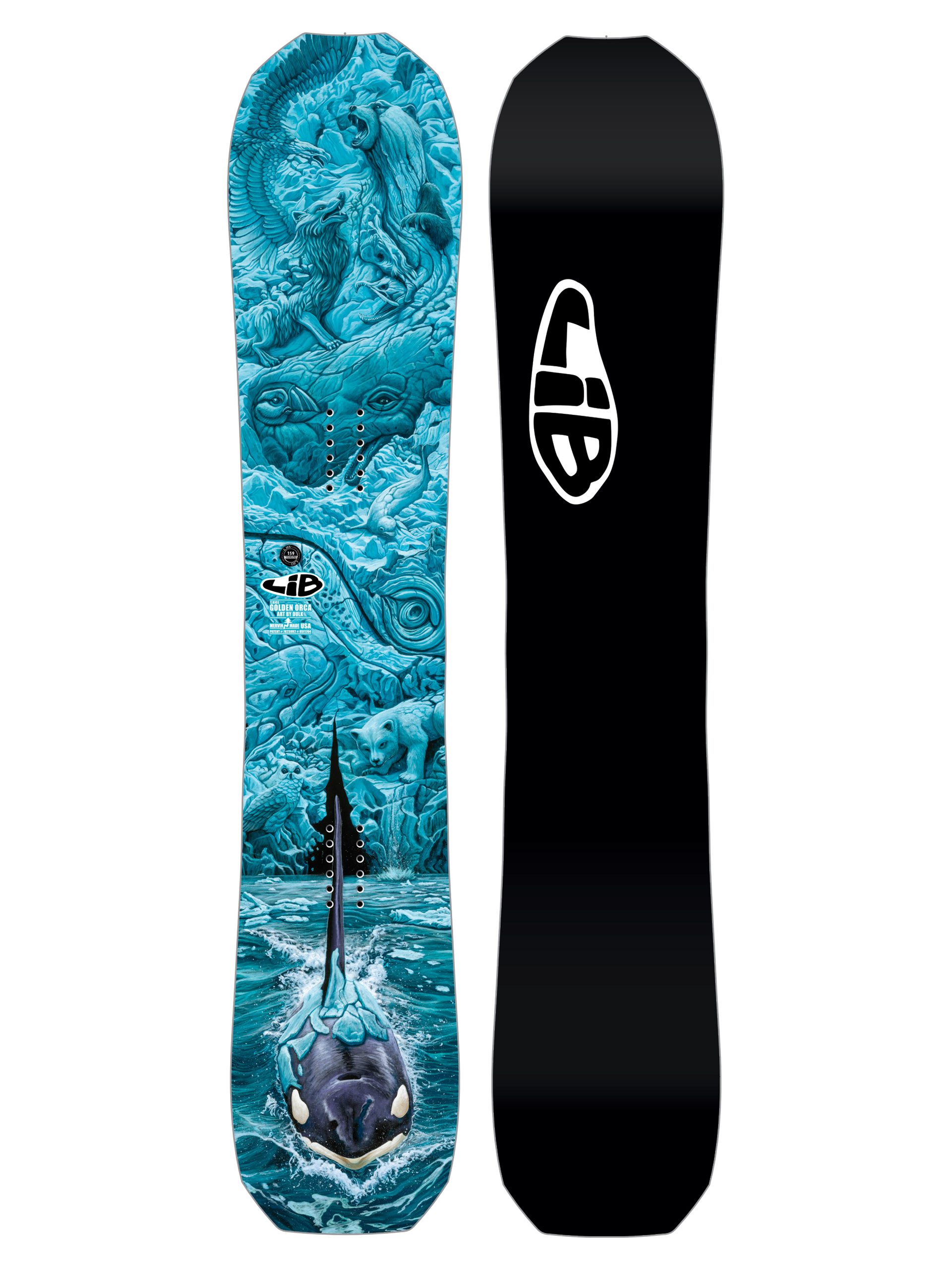 Férfi Snowboard Lib Tech Golden Orca