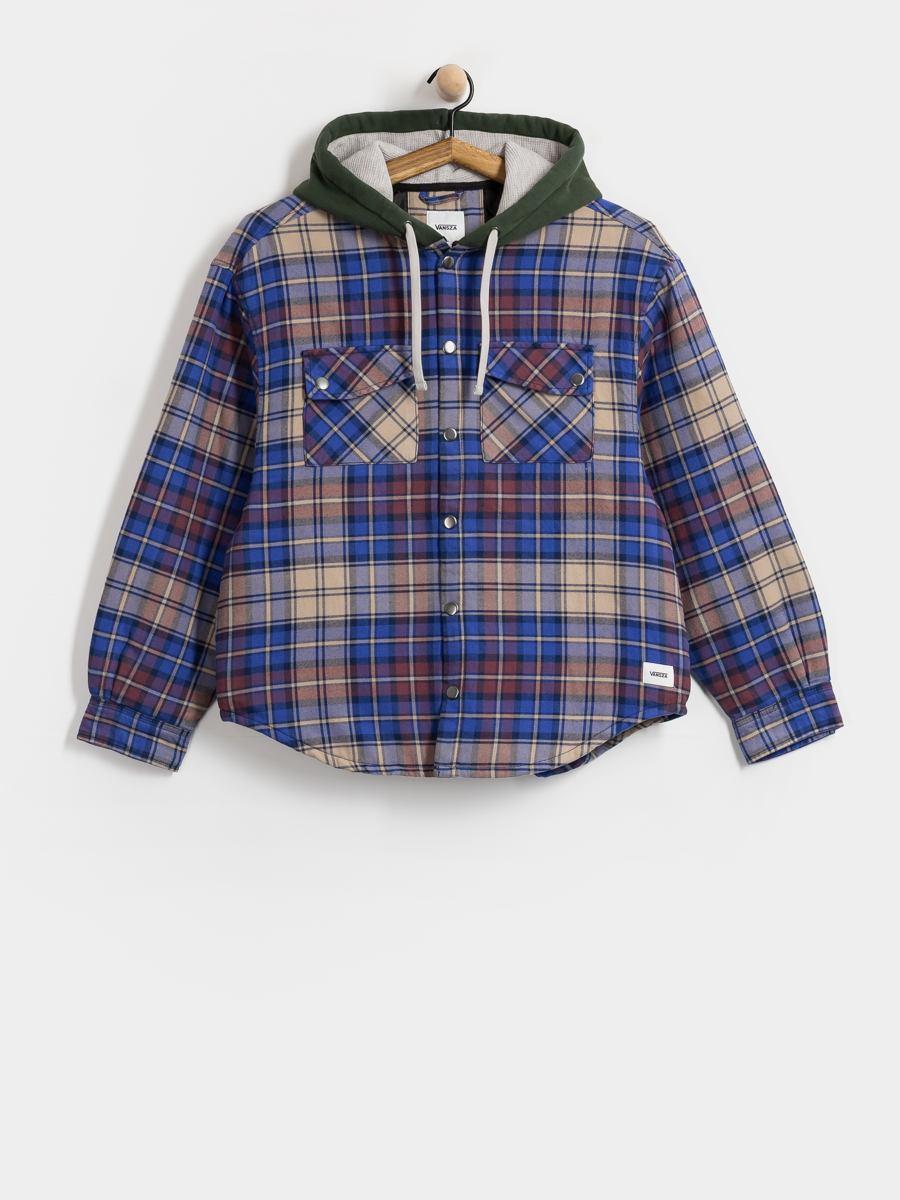 Vans Vansza Flannel Hoodie Wmn Dzseki