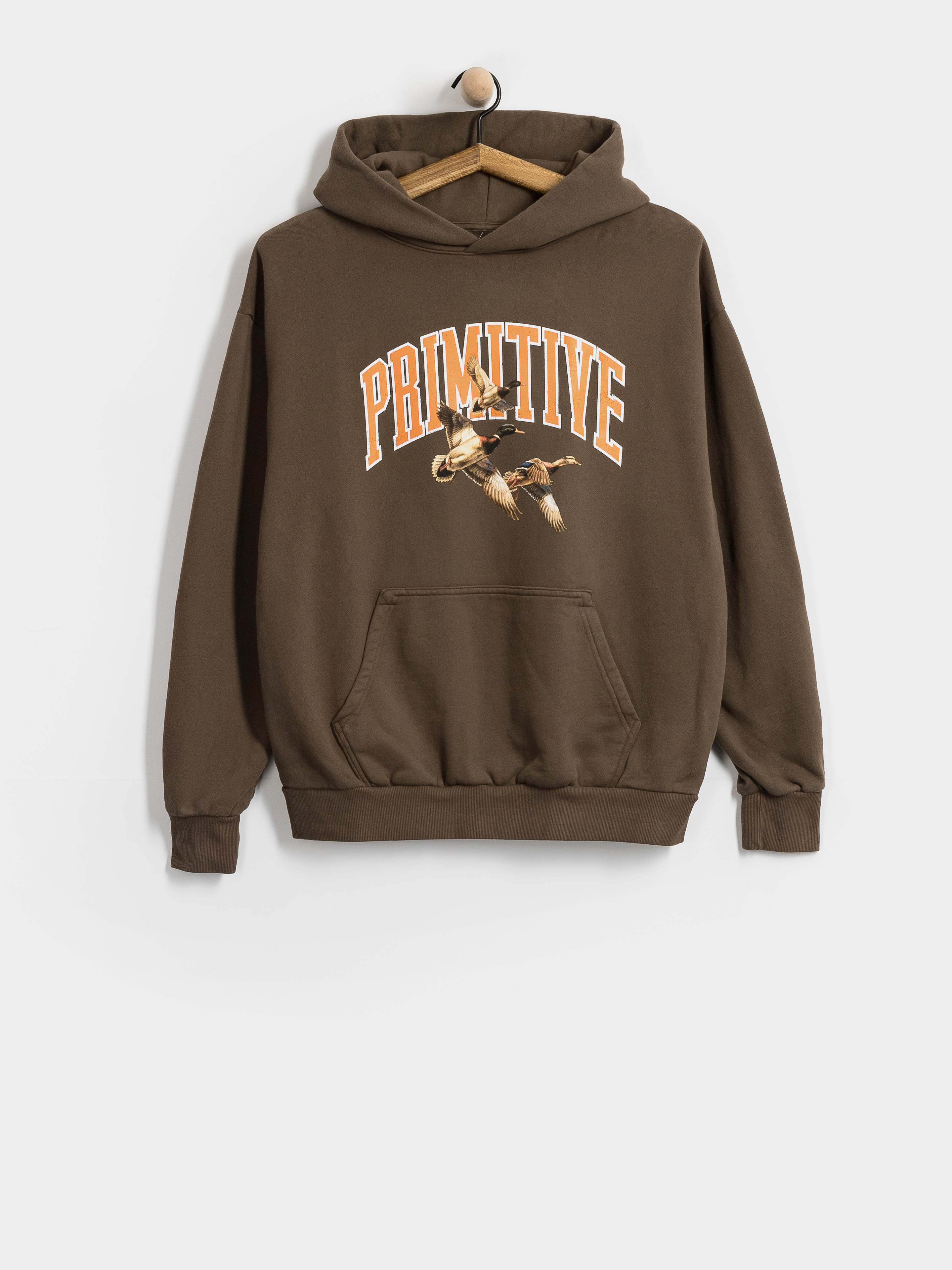 Primitive Flock HD Kapucnis pulóver (brown)