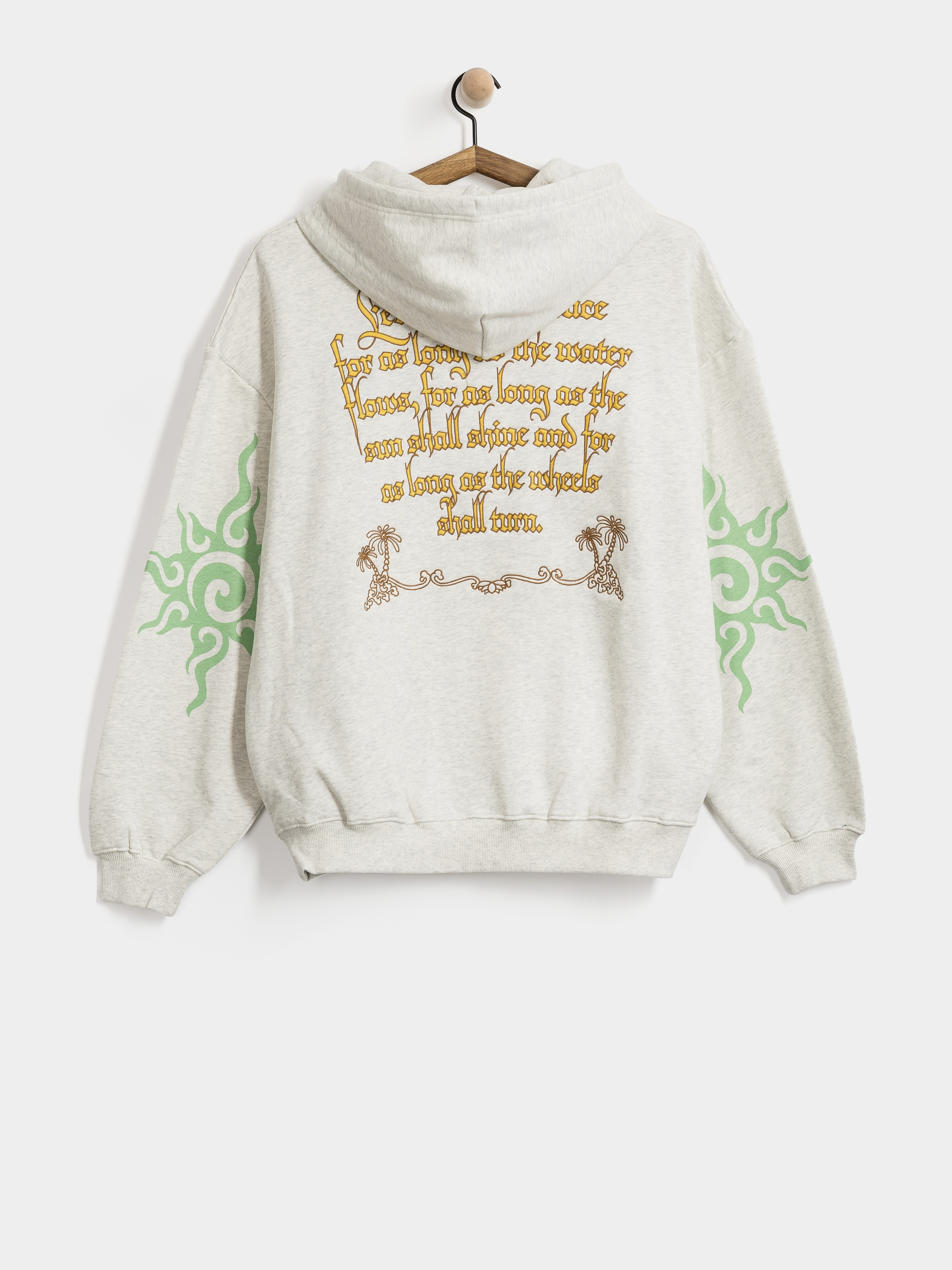 Deus Ex Machina Invocation HD Kapucnis pulóver (light grey marle)