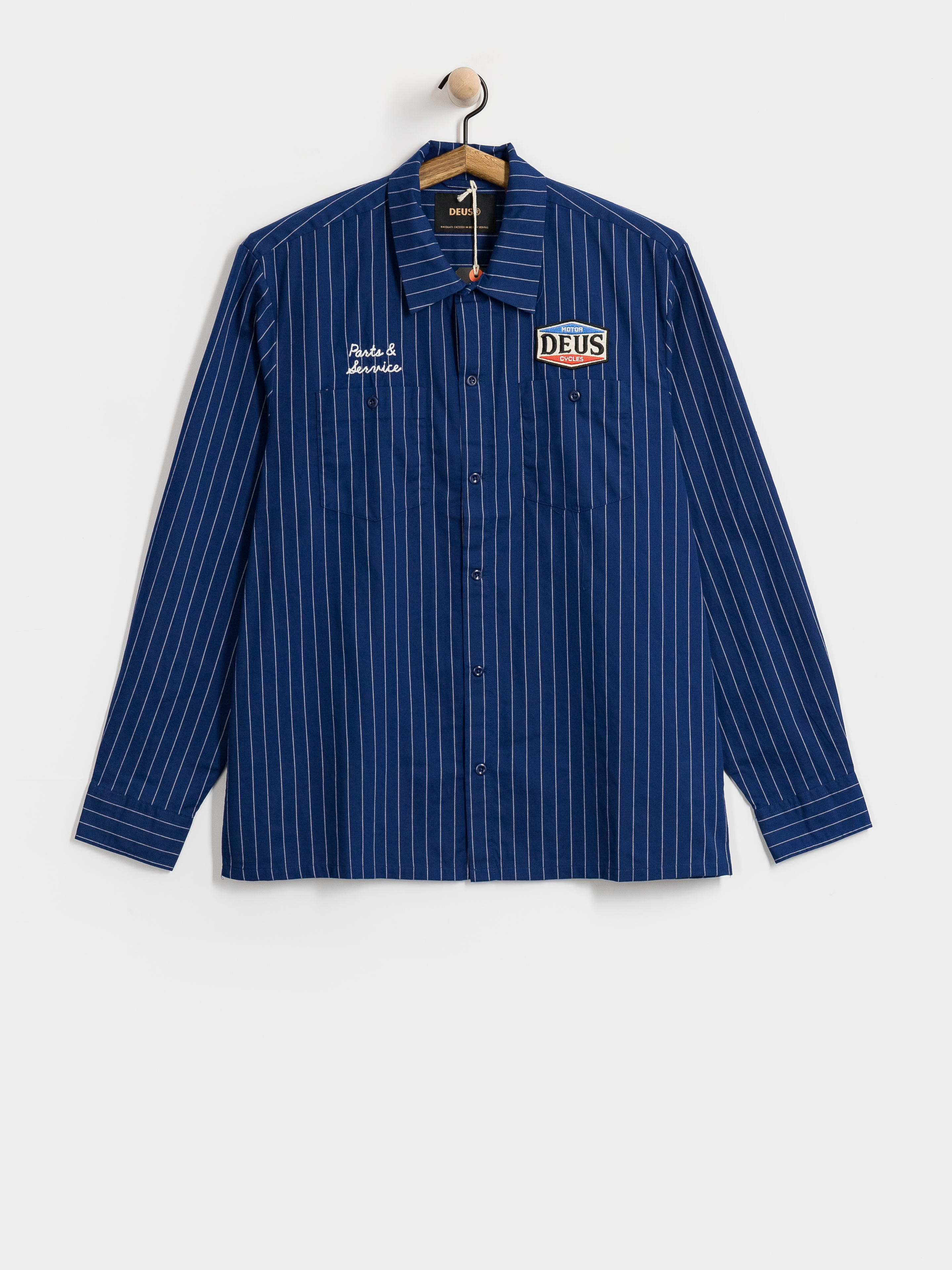 Deus Ex Machina Forecourt Stripe Ing (mechanic blue)