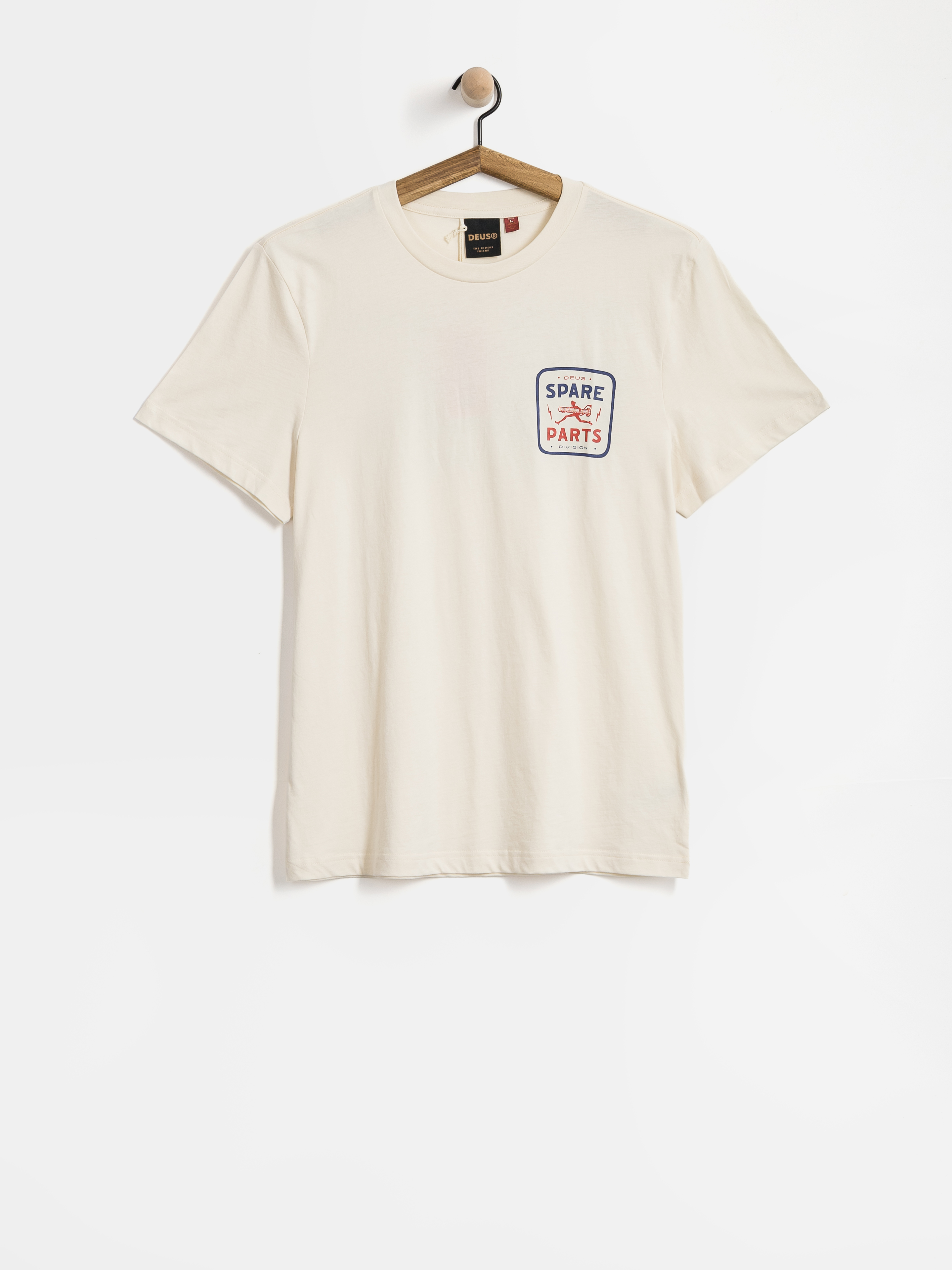 Deus Ex Machina Mudflap Póló (vintage white)