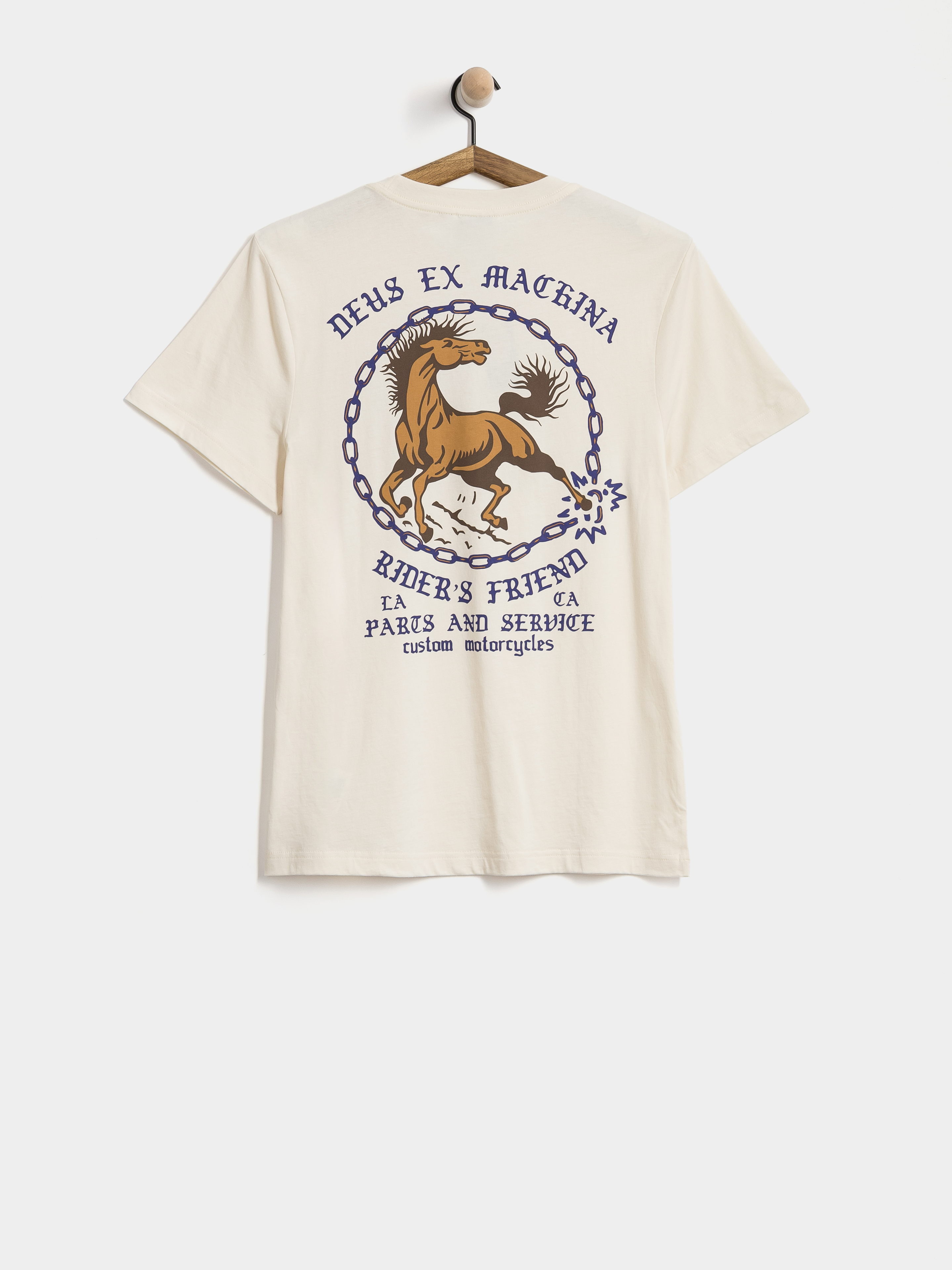 Deus Ex Machina Unchained Póló (vintage white)