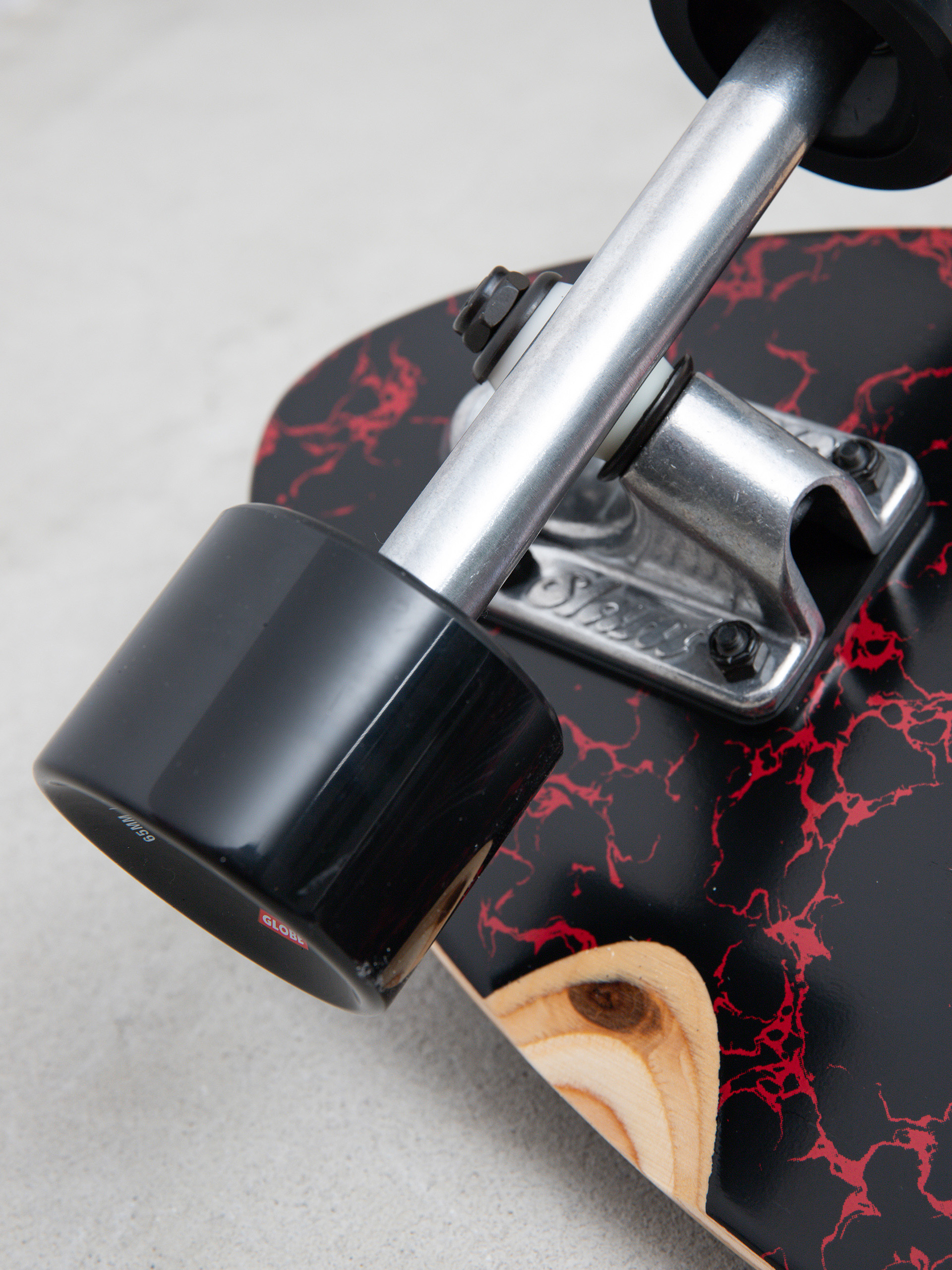 Globe The All Time Longboard (red marble stack)