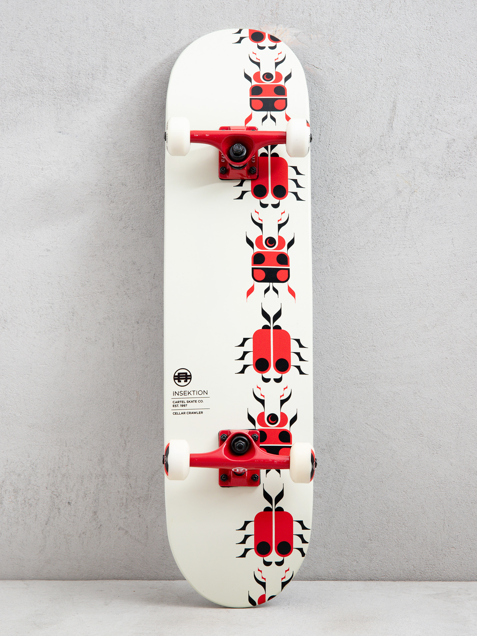 Cartel Skateboards Insektion Komplett gördeszka (cream)