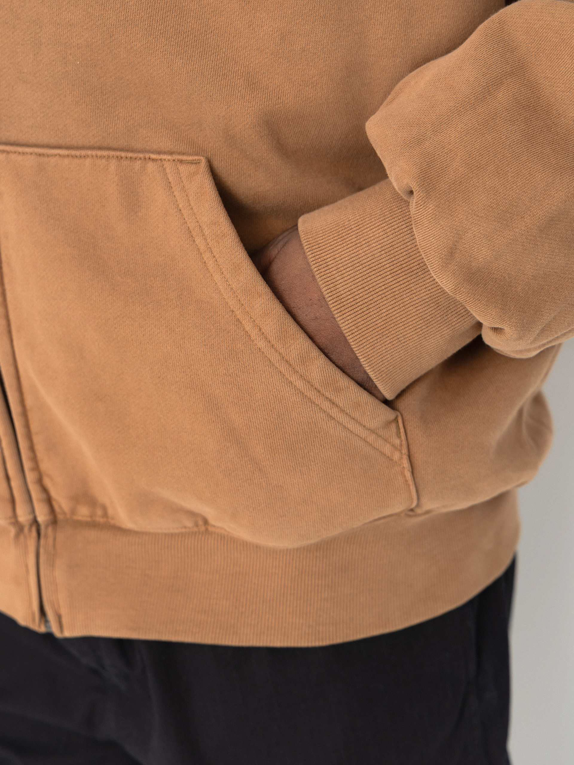 Carhartt WIP Vista ZHD Kapucnis pulóver (wip h brown/garment dyed)