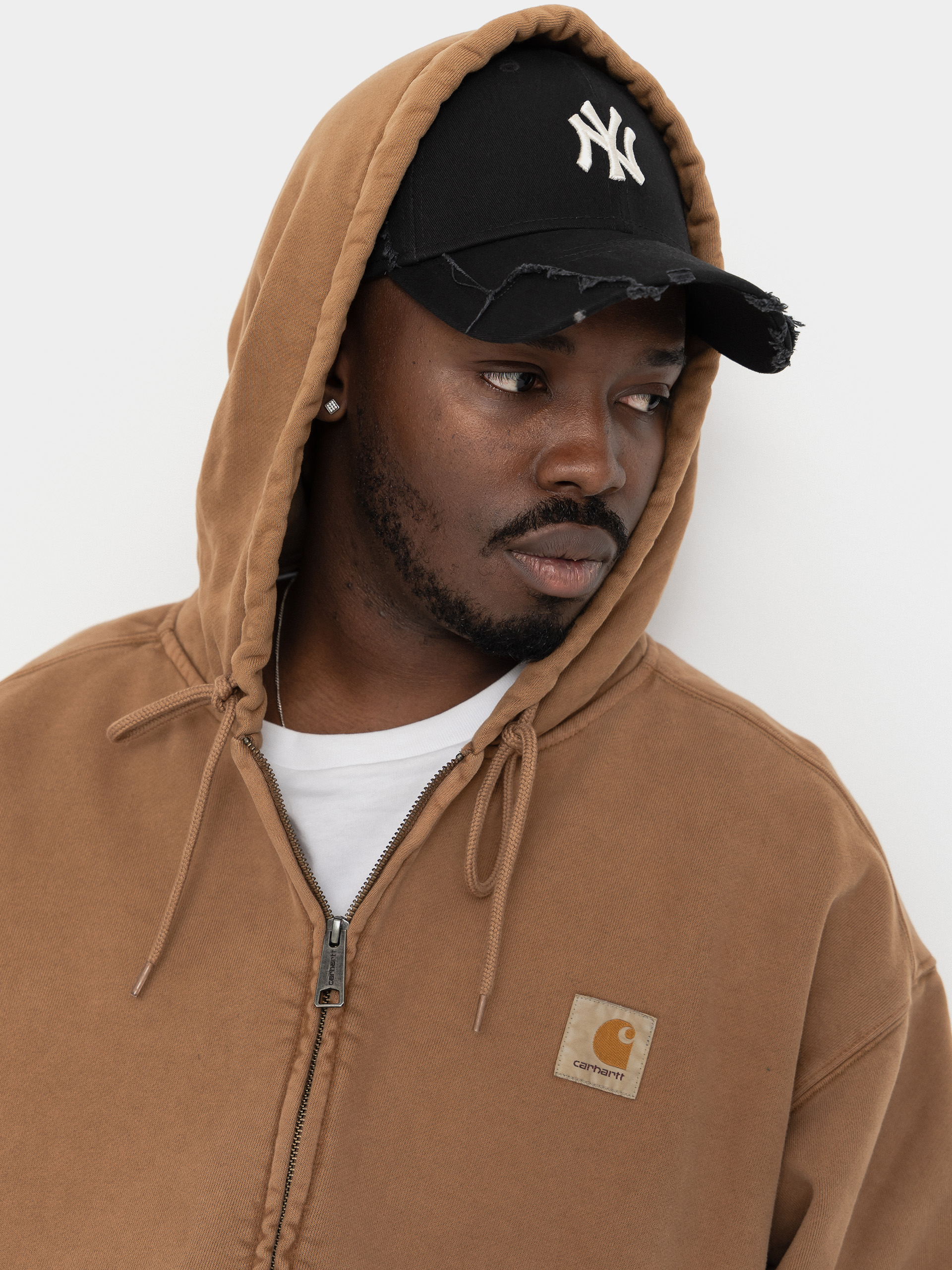 Carhartt WIP Vista ZHD Kapucnis pulóver (wip h brown/garment dyed)
