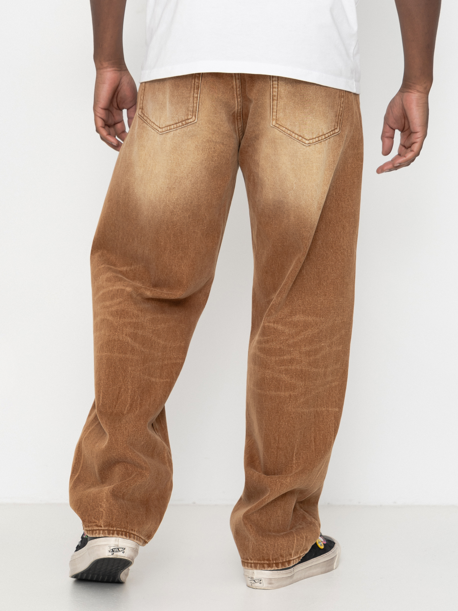Kisnadrág OBEY Boxcar Straight Denim (archive brown)