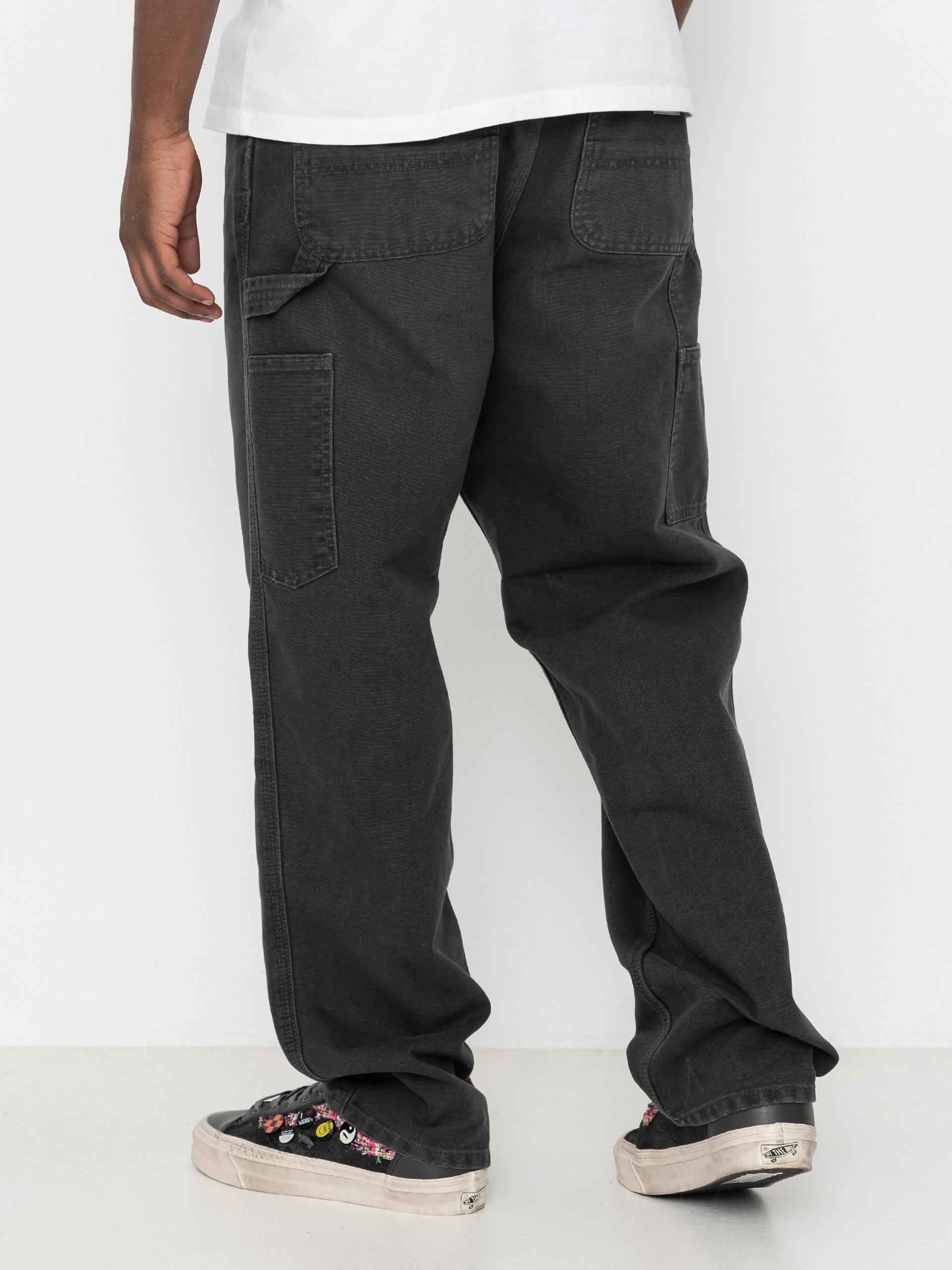 Carhartt WIP Single Knee Kisnadrág (raven/stone canvas)