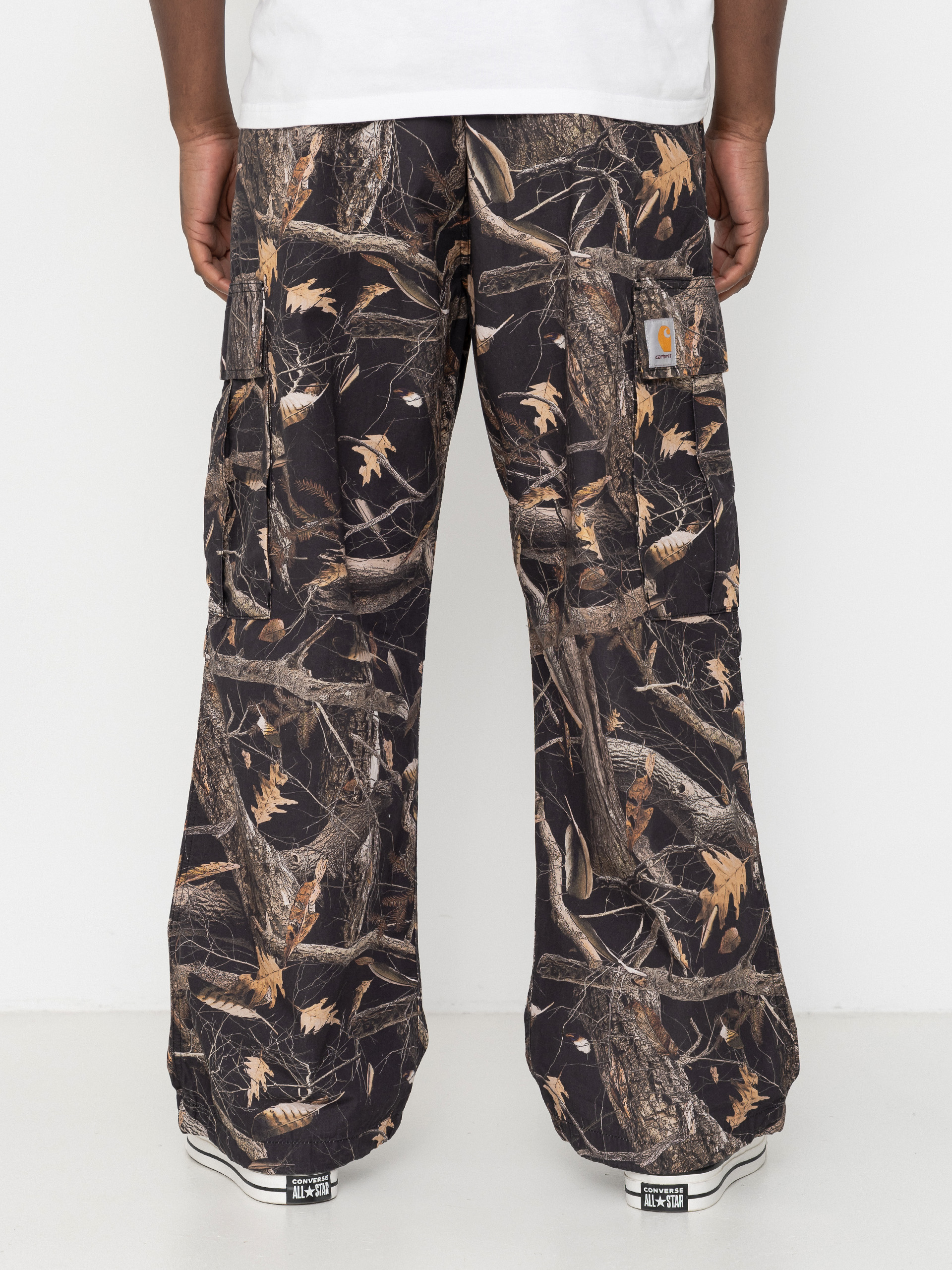 Carhartt WIP Osborn Cargo Kisnadrág (camo feather tree black/rinsed)