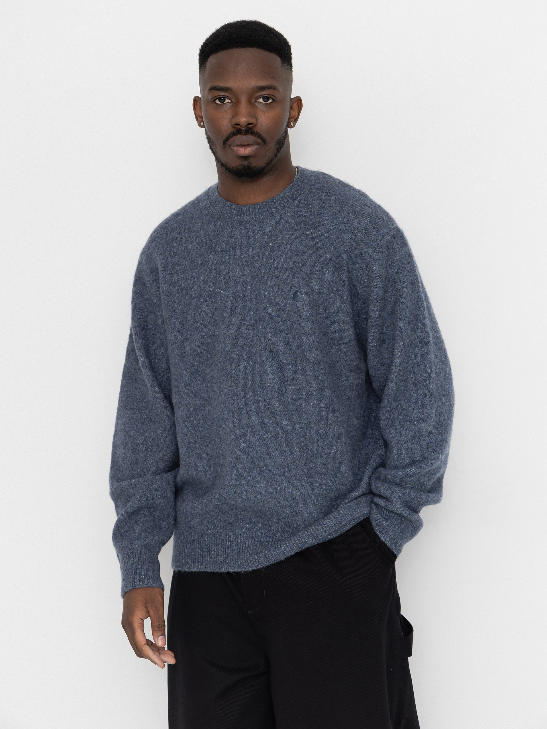 Carhartt WIP Curtis Pulóver (tangled shady blue)