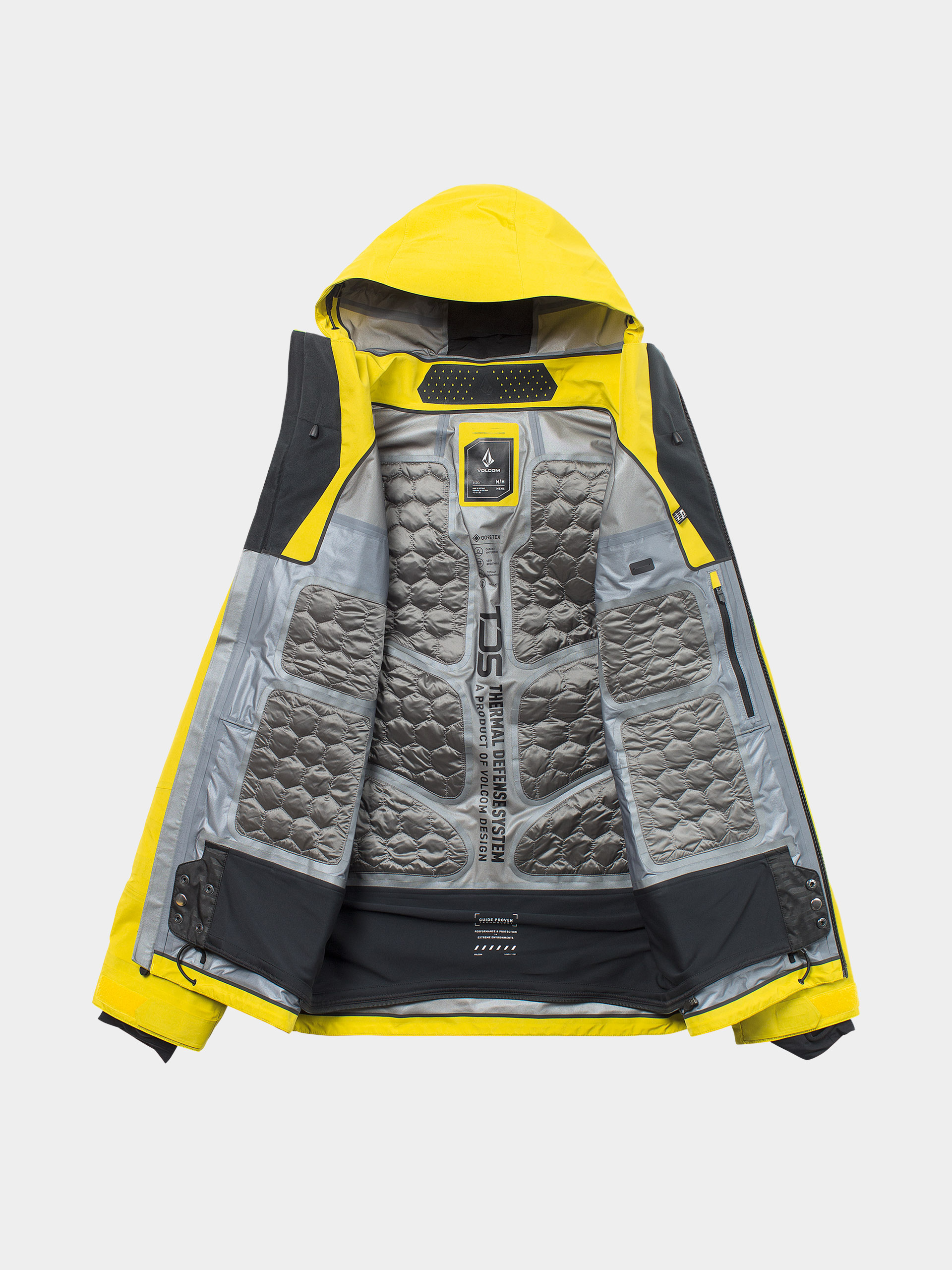 Férfi Snowboard dzseki Volcom Tds Inf Gore Tex (yellow)