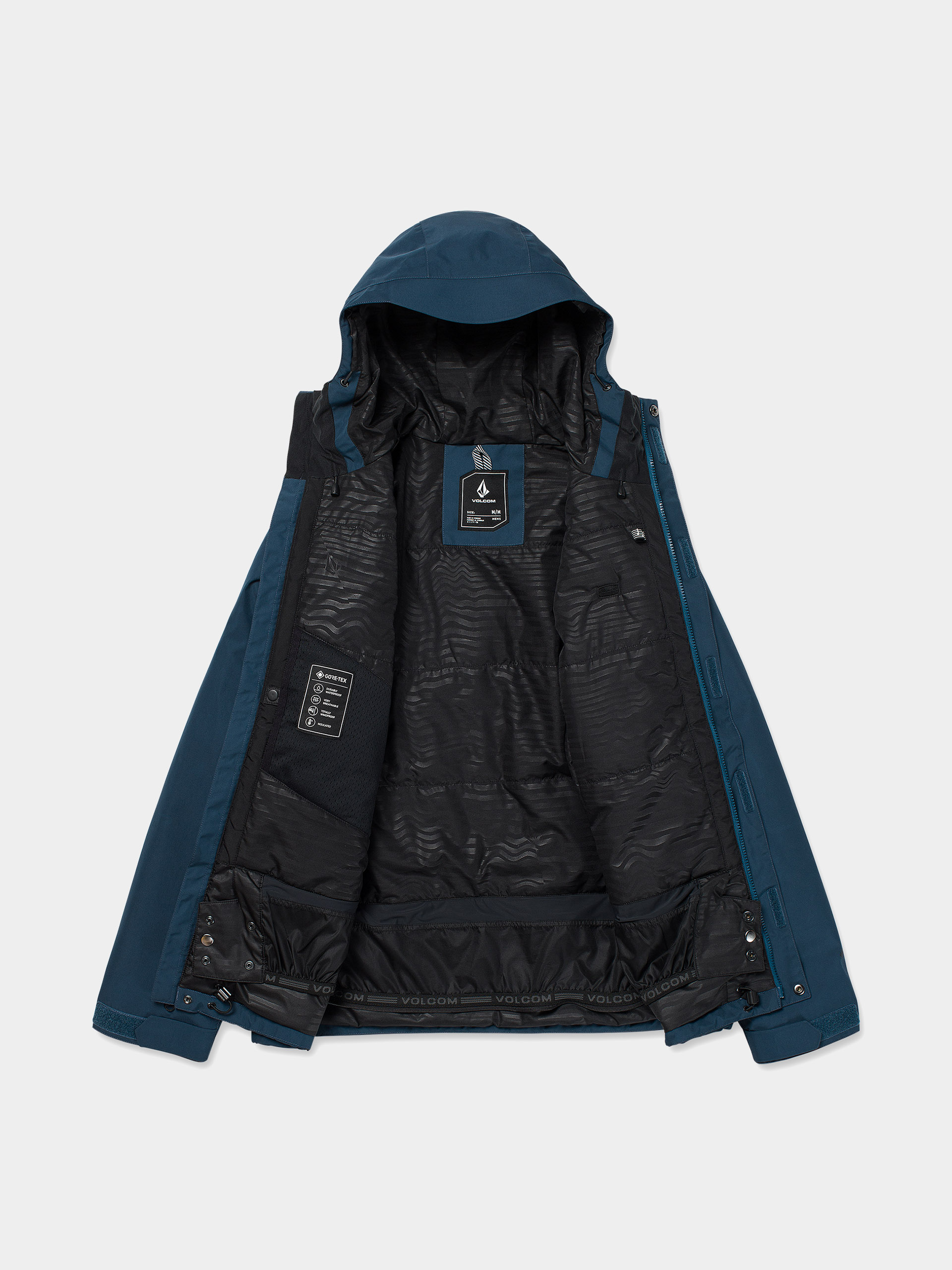 Férfi Snowboard dzseki Volcom Dua Ins Gore Tex (blue)