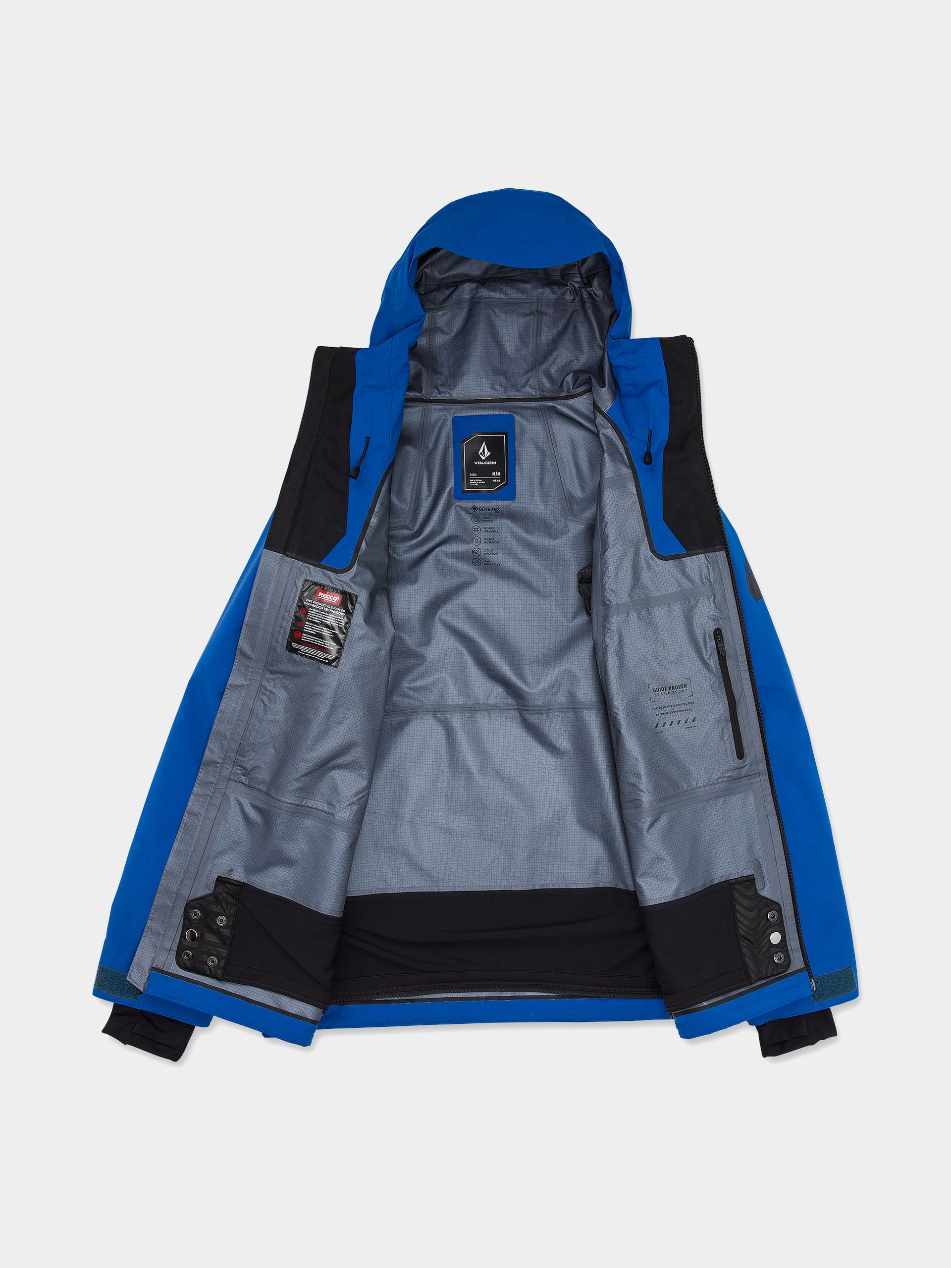 Férfi Snowboard dzseki Volcom Guch 3L Gore Tex Pro (bright blue)