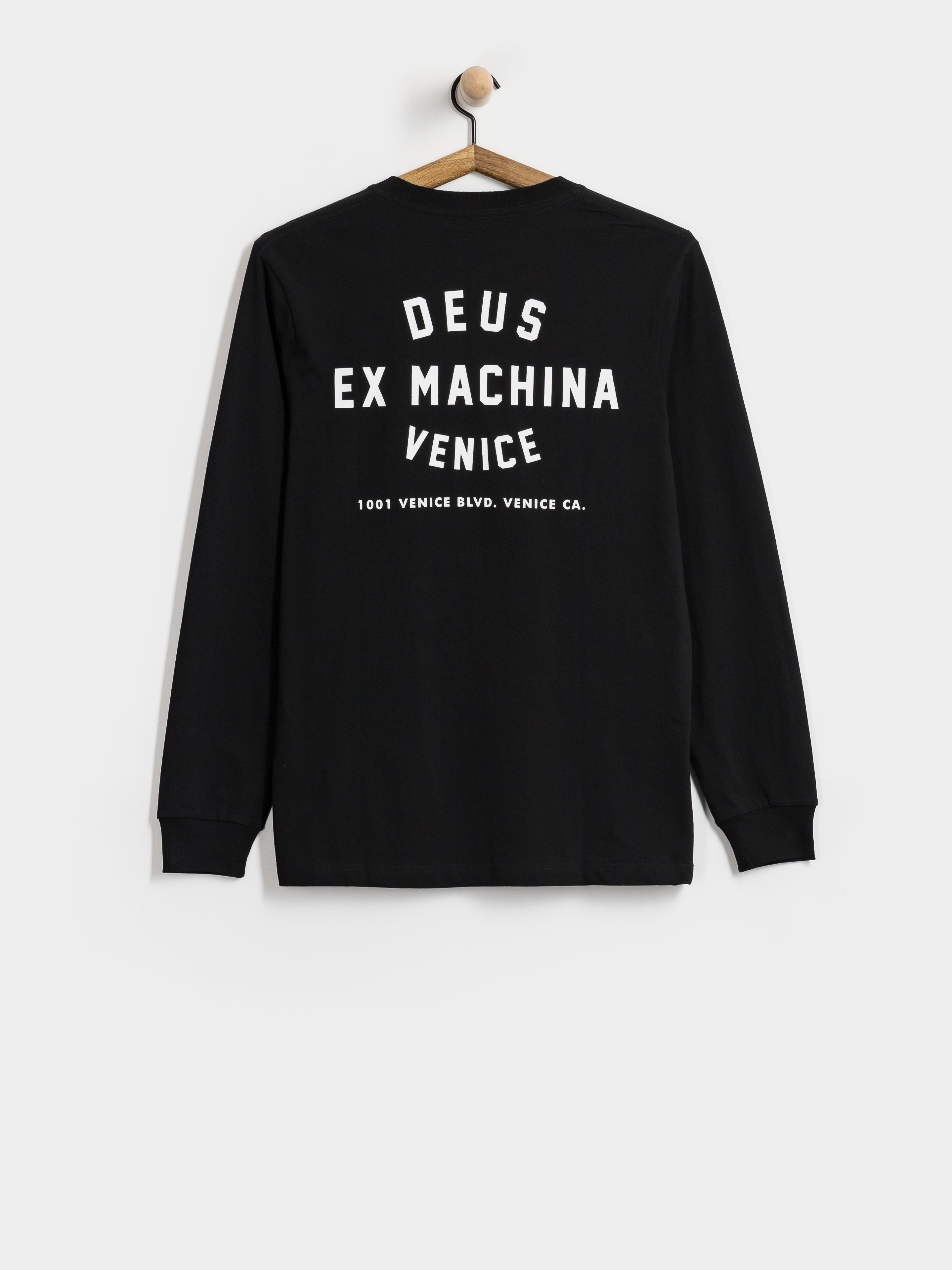 Deus Ex Machina Venice Ls Hosszú ujjú felső (black)