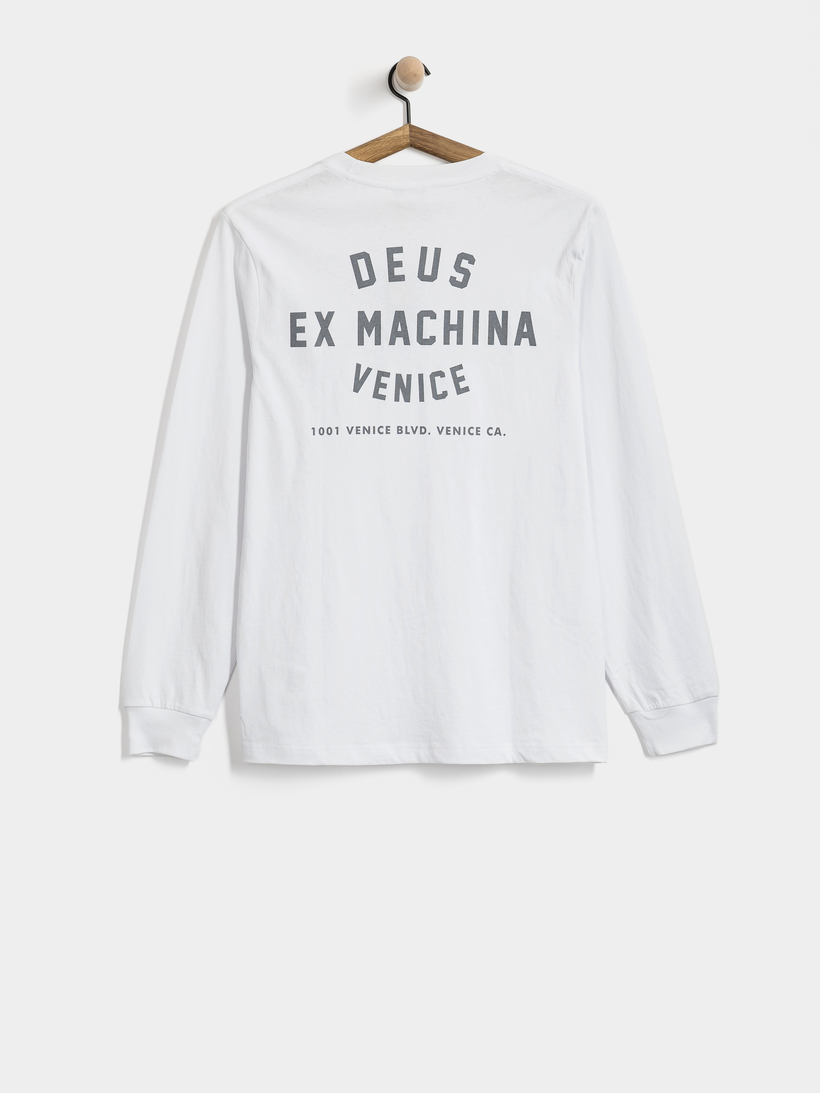 Deus Ex Machina Venice Ls Hosszú ujjú felső (white)