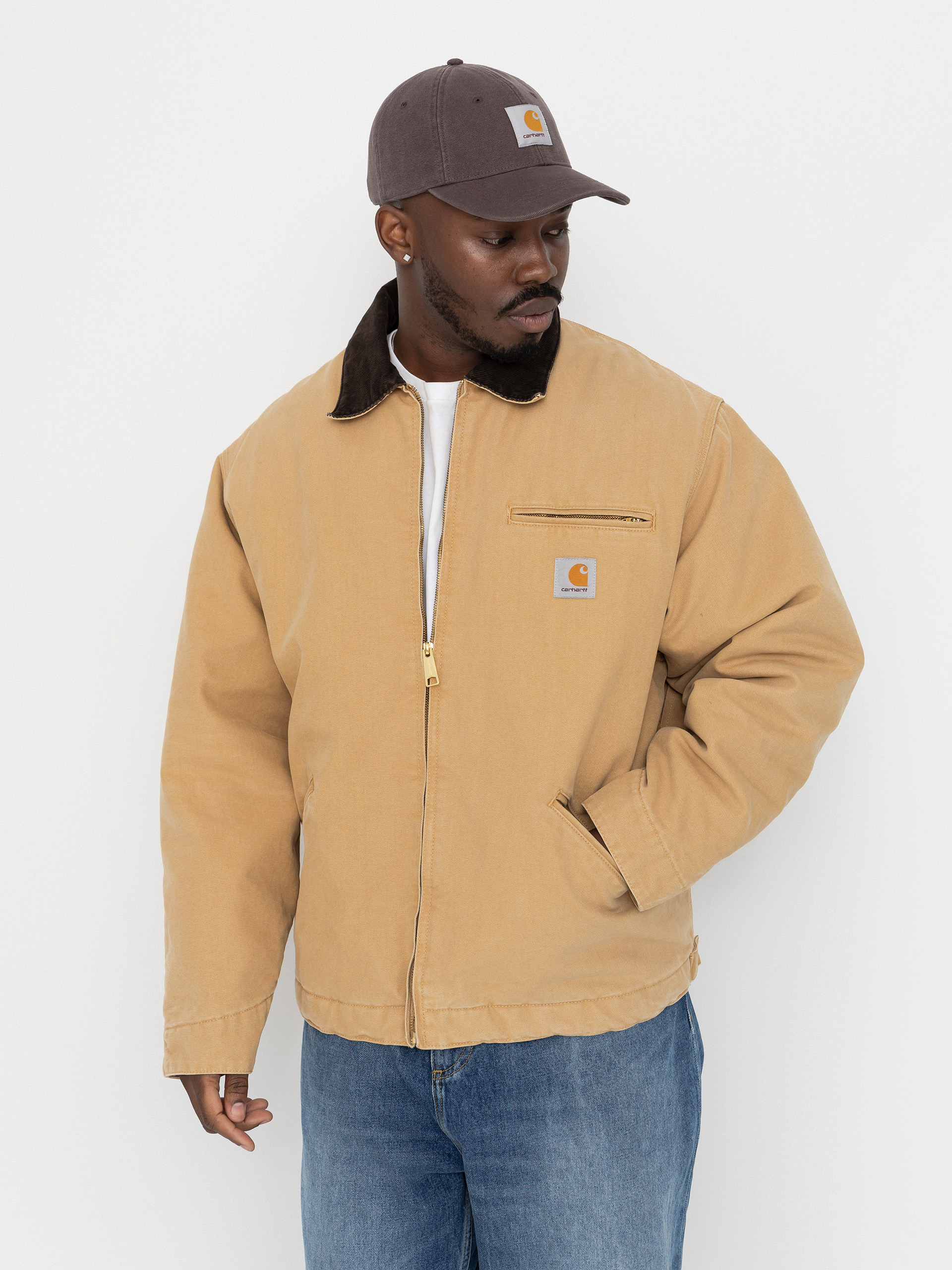 Dzseki Carhartt WIP OG Detroit (wip dusty h/tobacco/stone canvas)