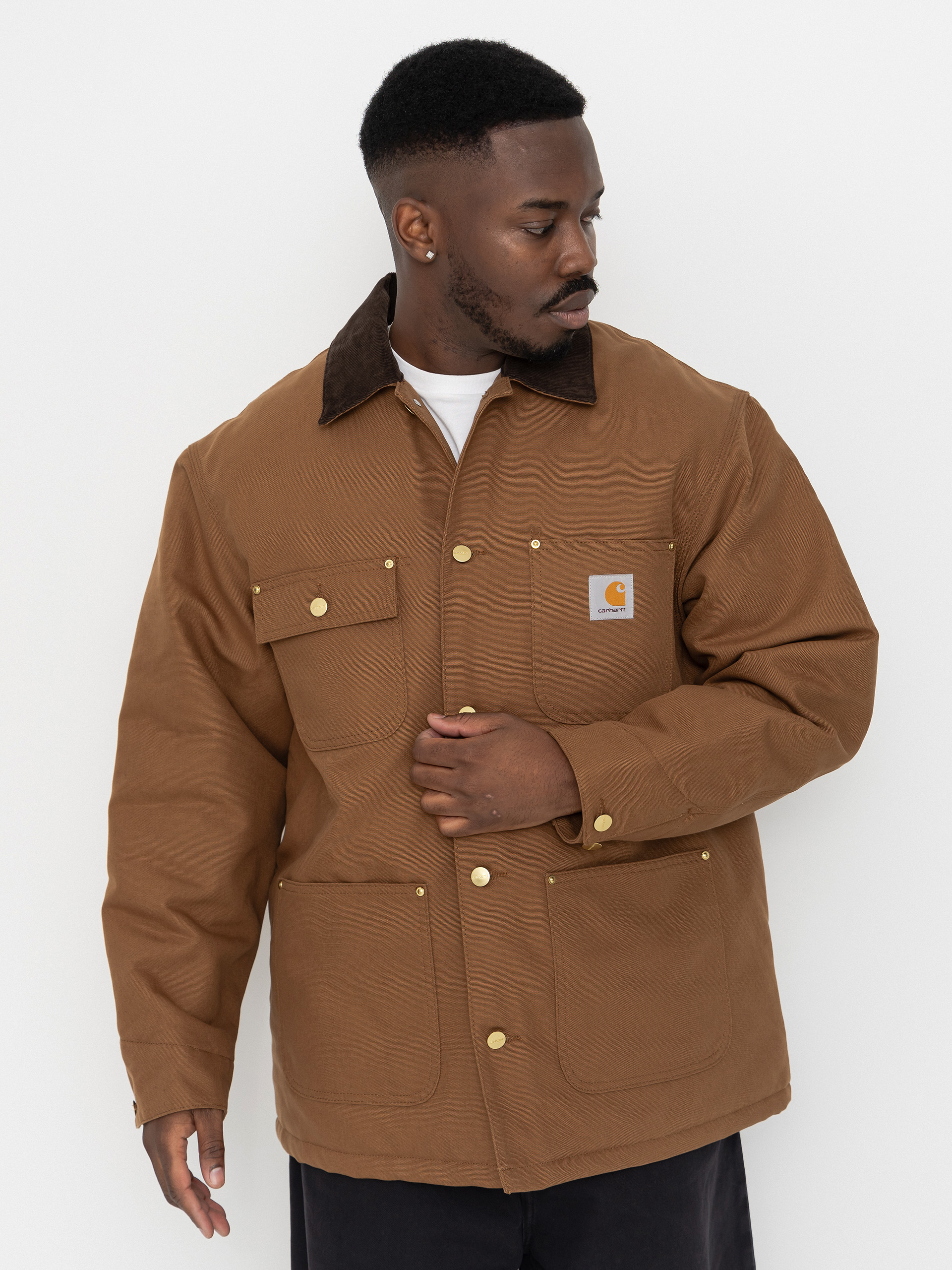 Dzseki Carhartt WIP OG Chore Coat (wip h brown/tobacco/rigid)