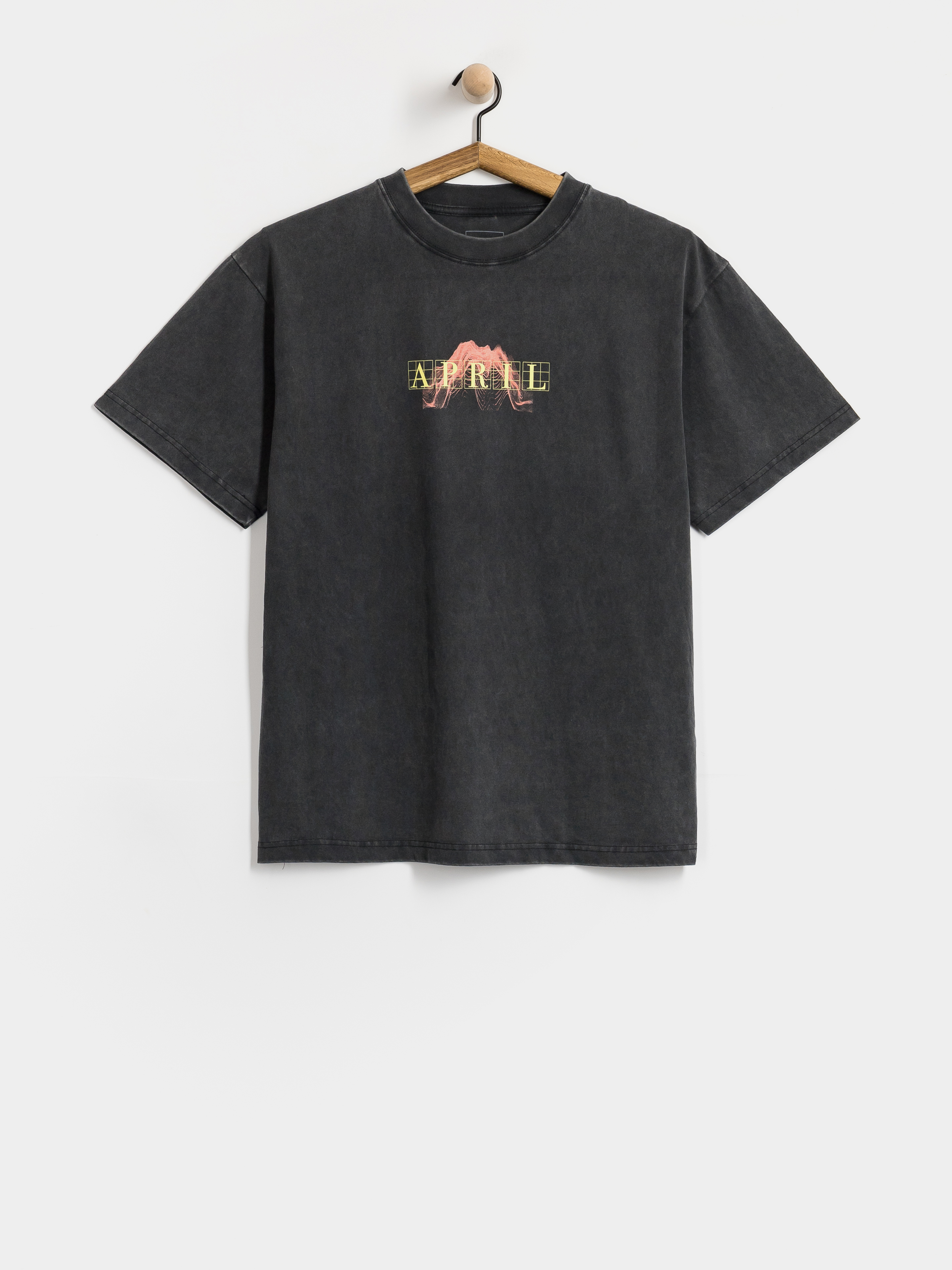 Póló April Skateboards Gridlock (v black)