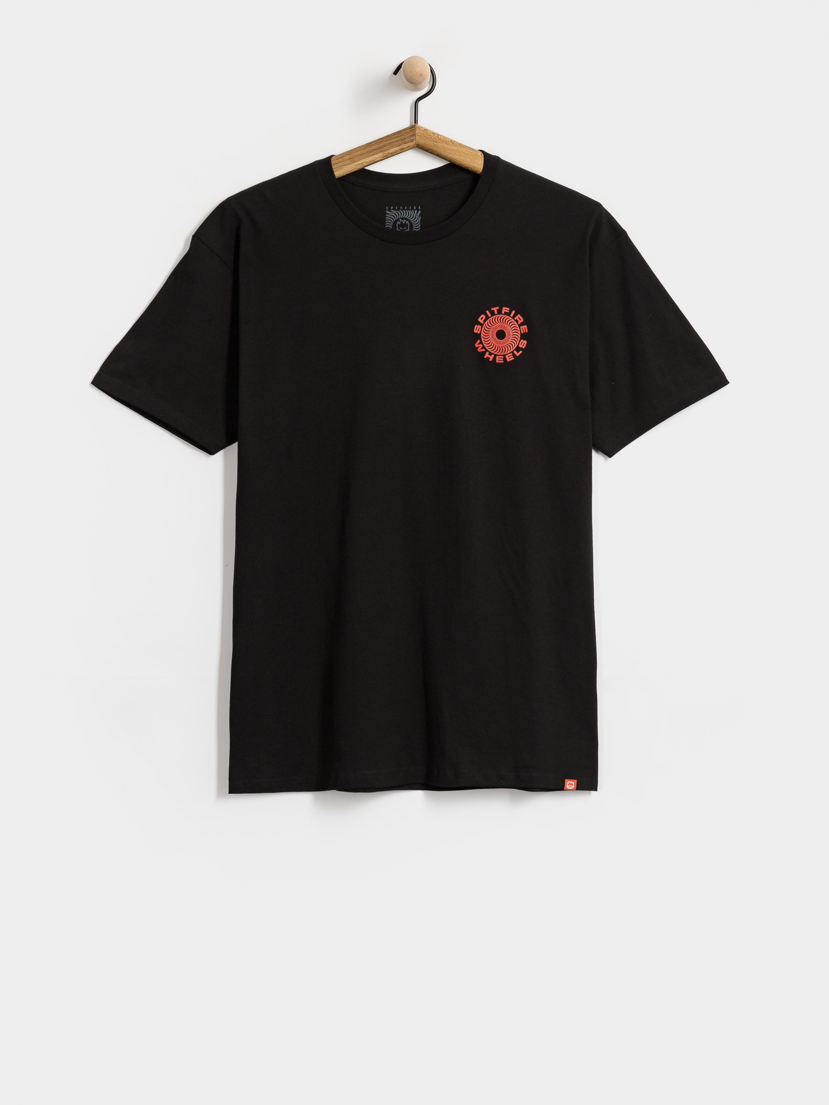 Póló Spitfire Classic 87 Swirl Fill (black w/red&white prints)