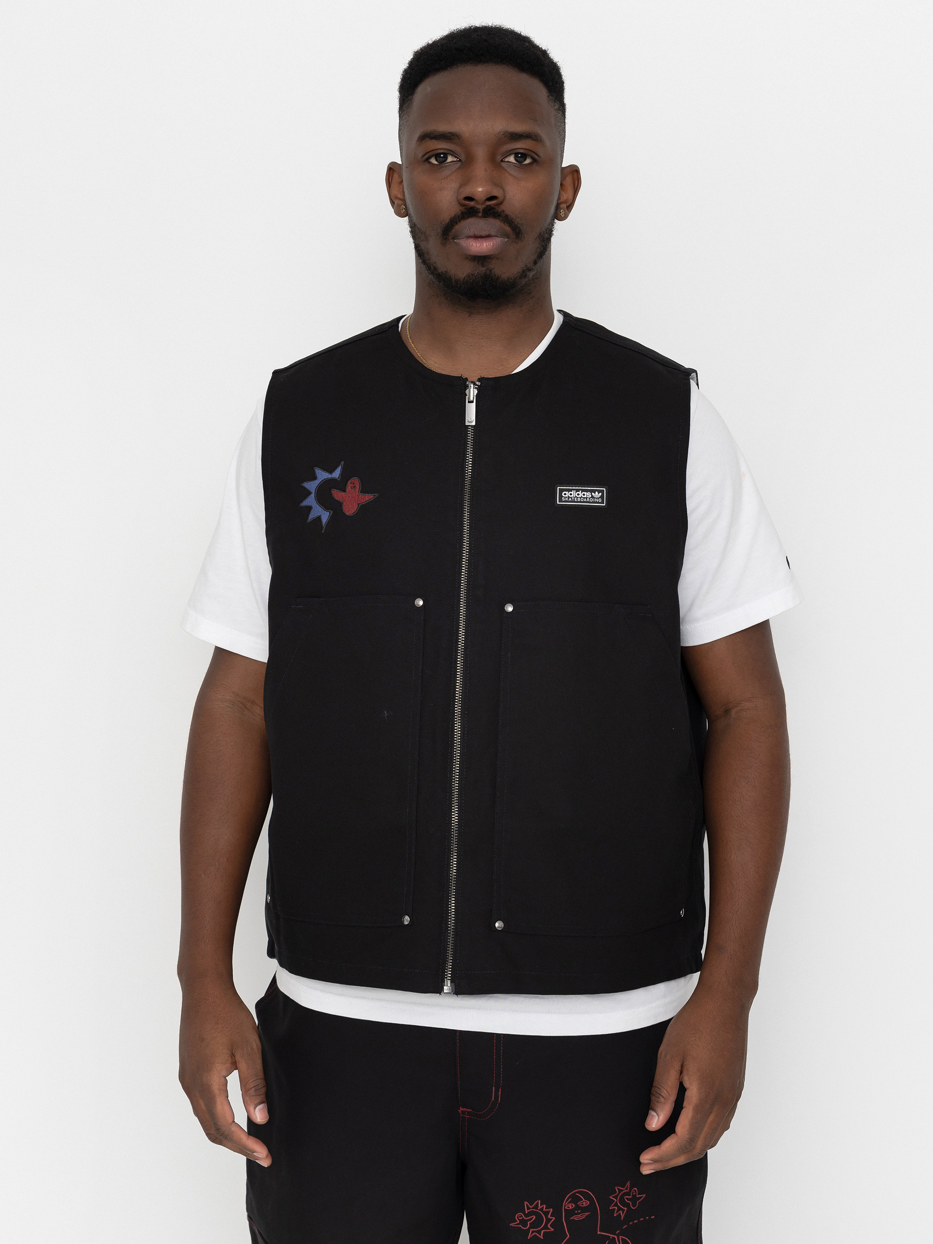 adidas Gonz Plaid Mellény (black)
