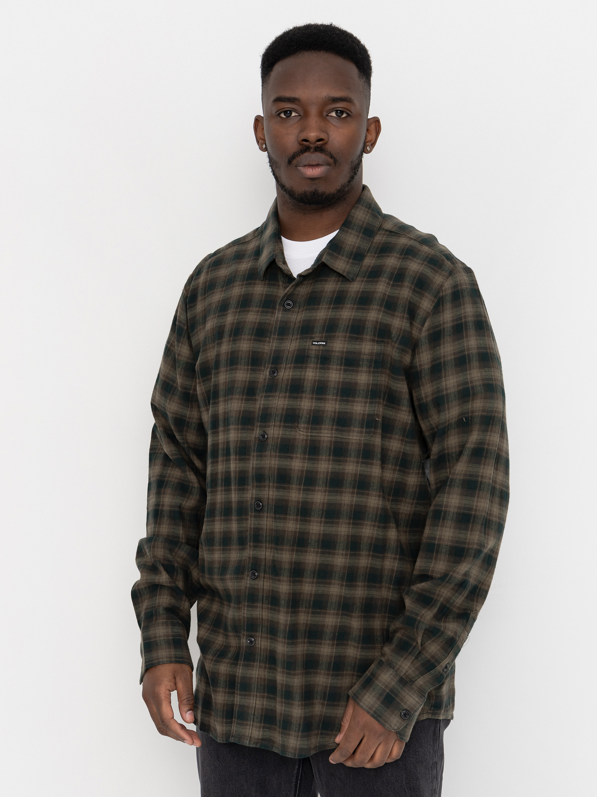 Ing Volcom Caden Plaid Ls