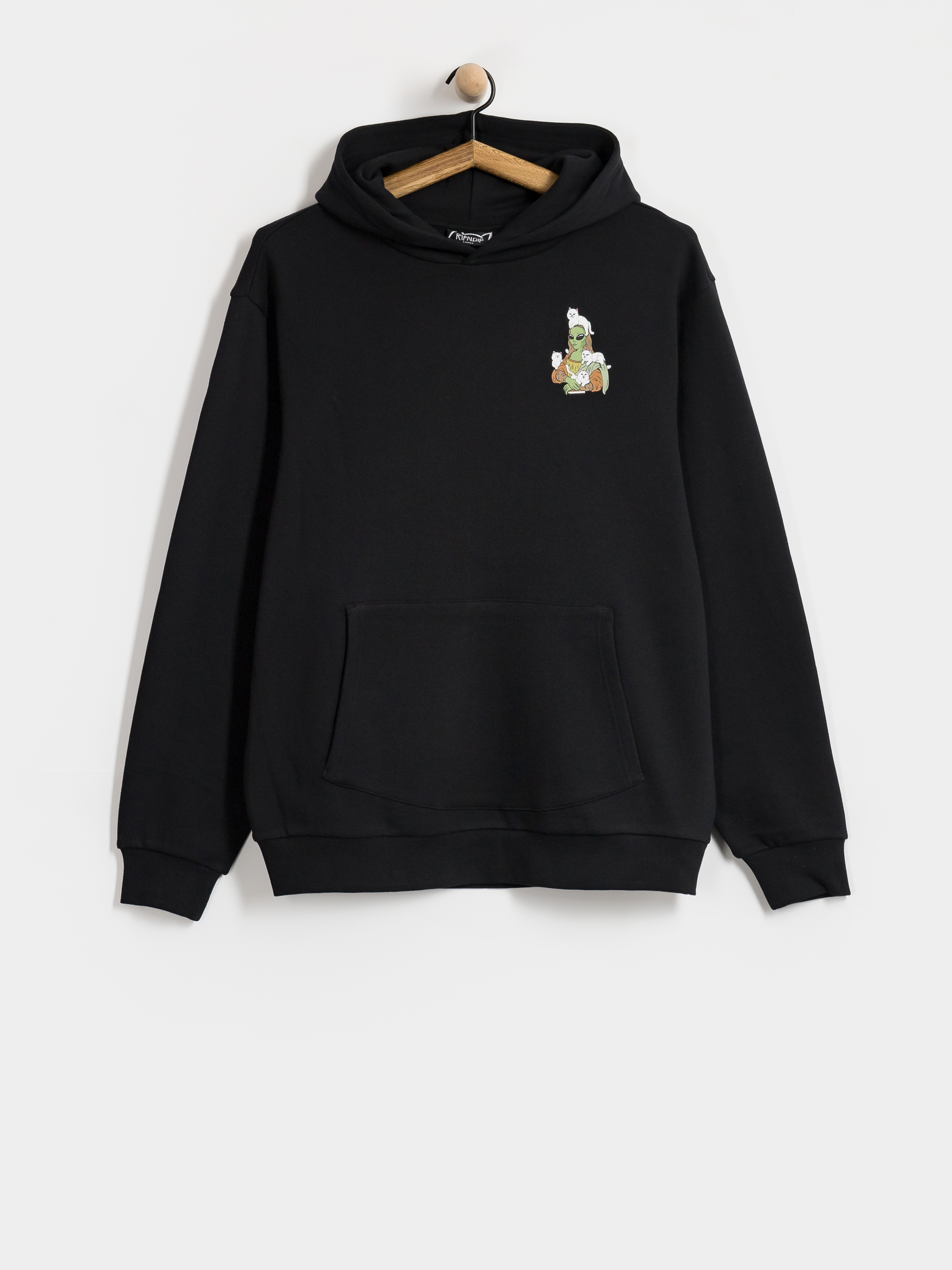 RipNDip Here All Along HD Kapucnis pulóver (black)