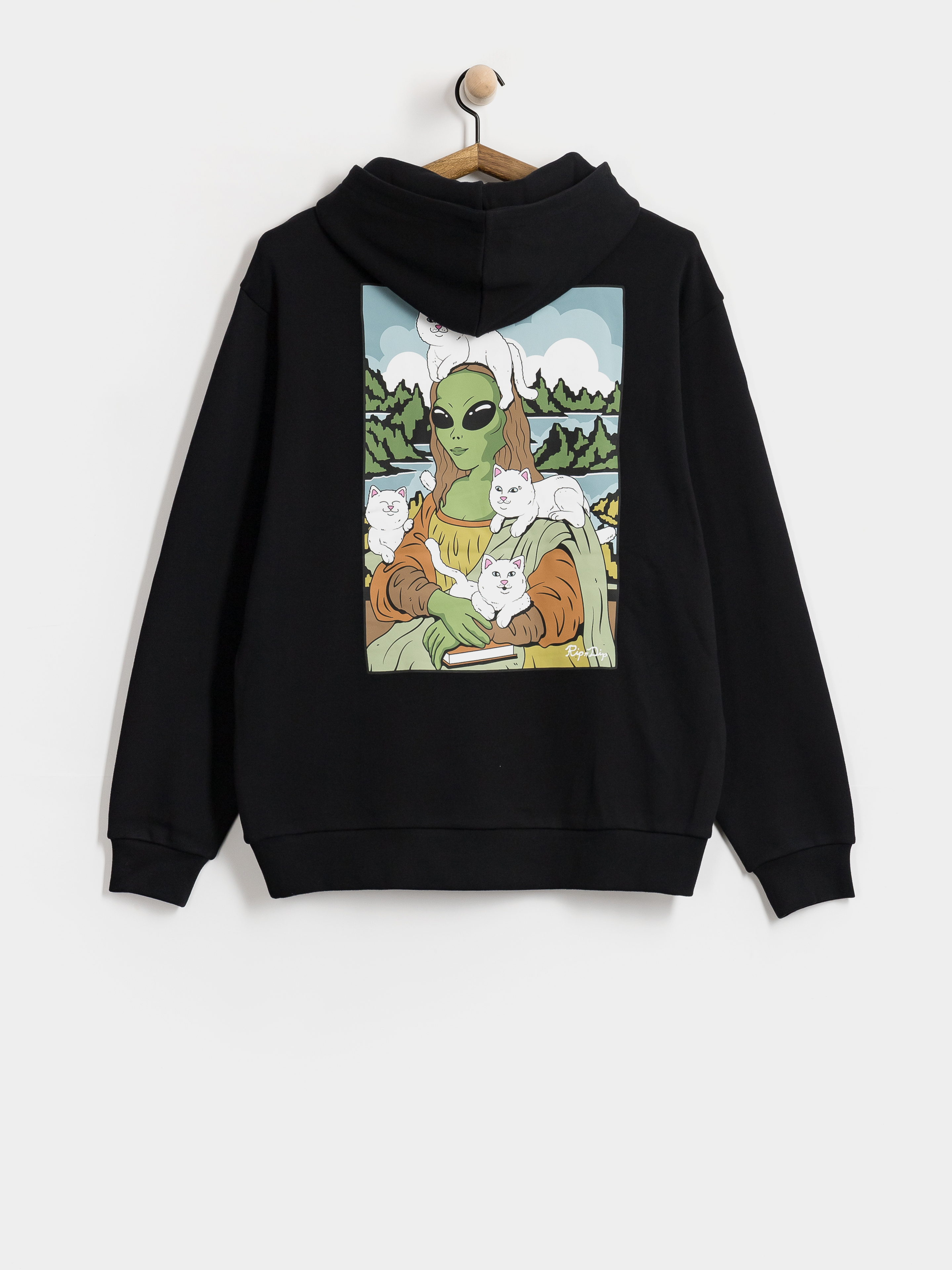 RipNDip Here All Along HD Kapucnis pulóver (black)