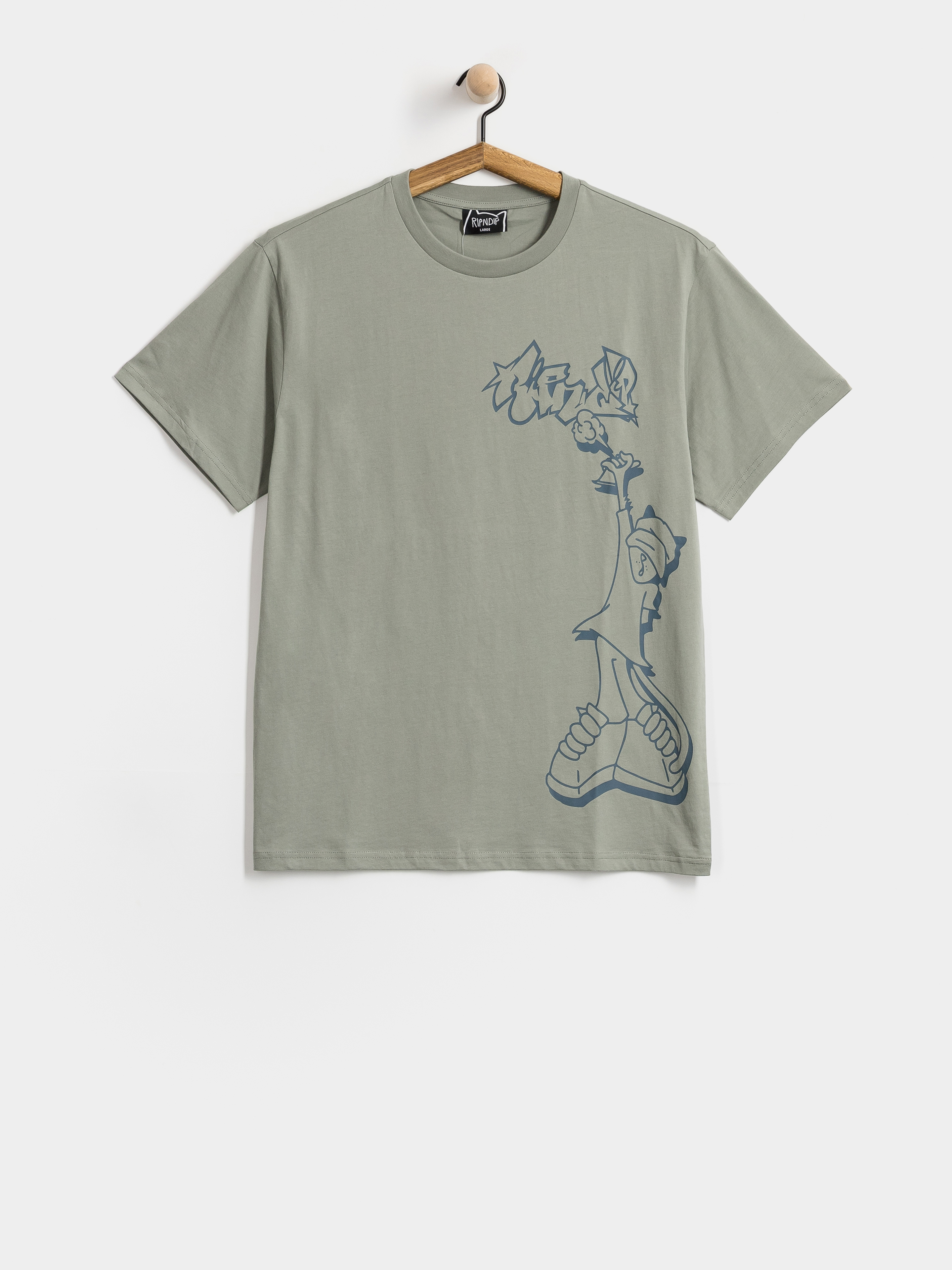 Póló RipNDip Hard In Da Paint (dusty sage)