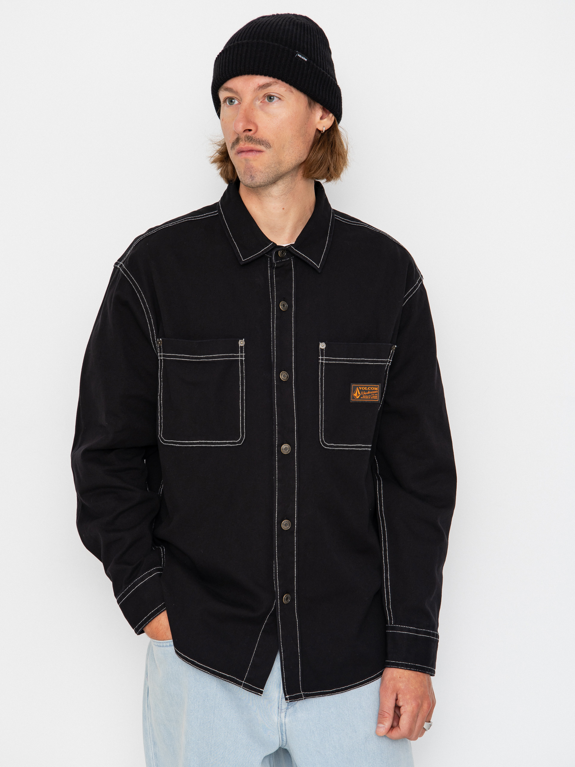 Volcom Levelstone Ls Ing (black white)