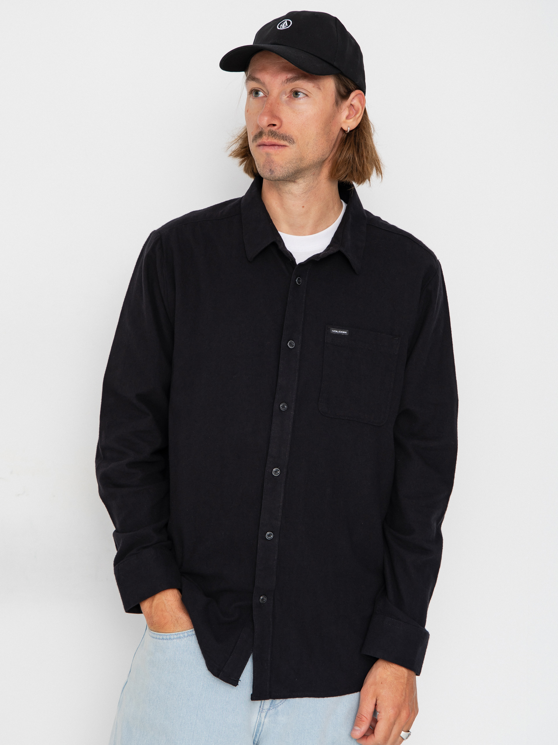 Volcom Caden Solid Ls Ing