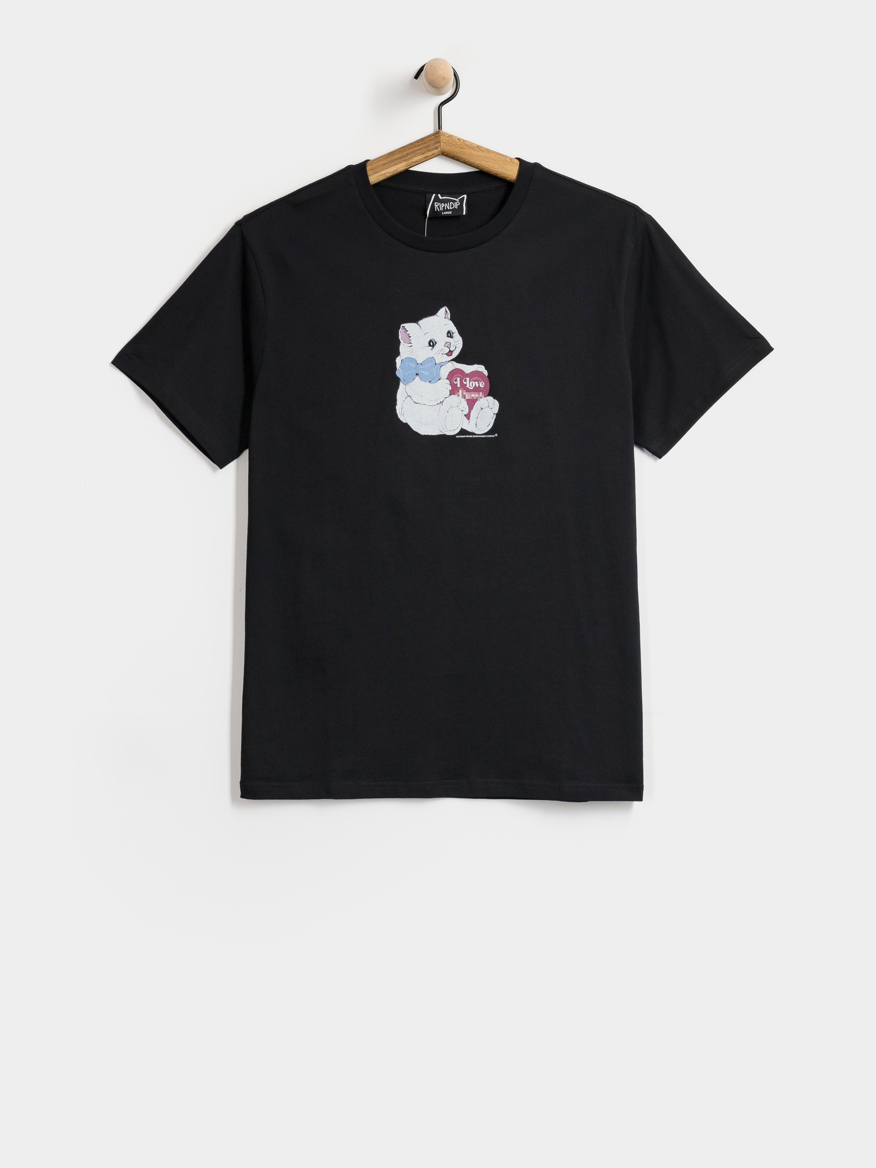 Póló RipNDip I Love Cats (black)