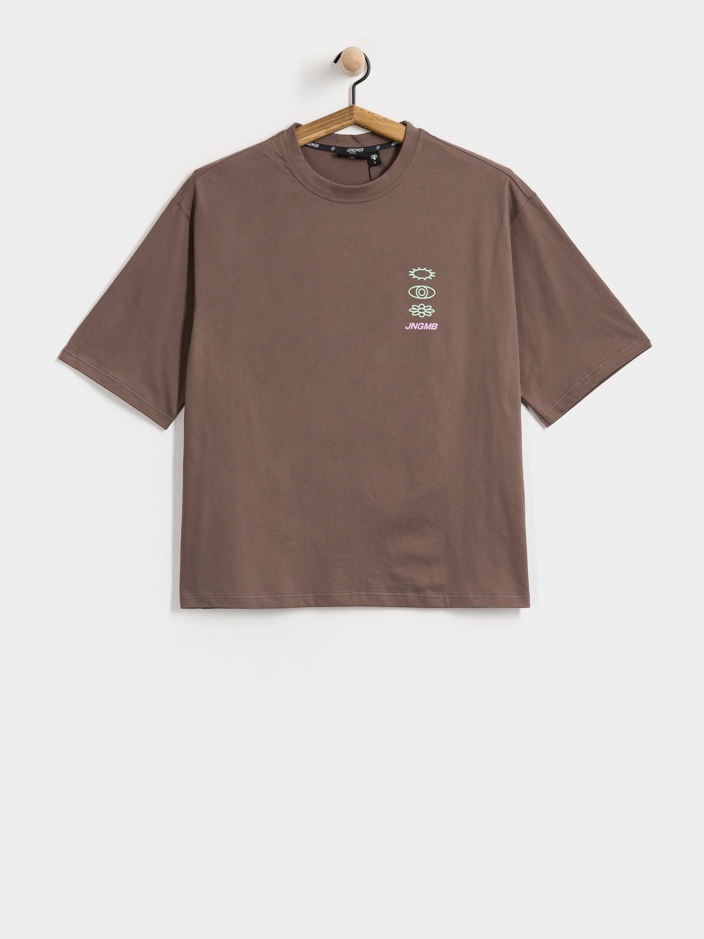 Póló Jungmob Boxy Aftersurf (brown)