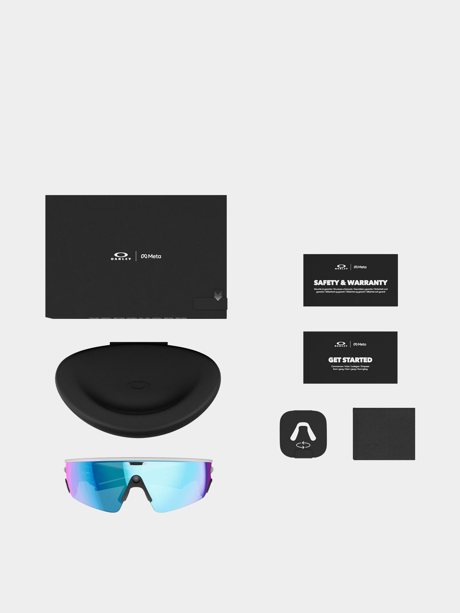 Napszemüvegek Oakley Meta AI Vanguard (white/prizm sapphire)