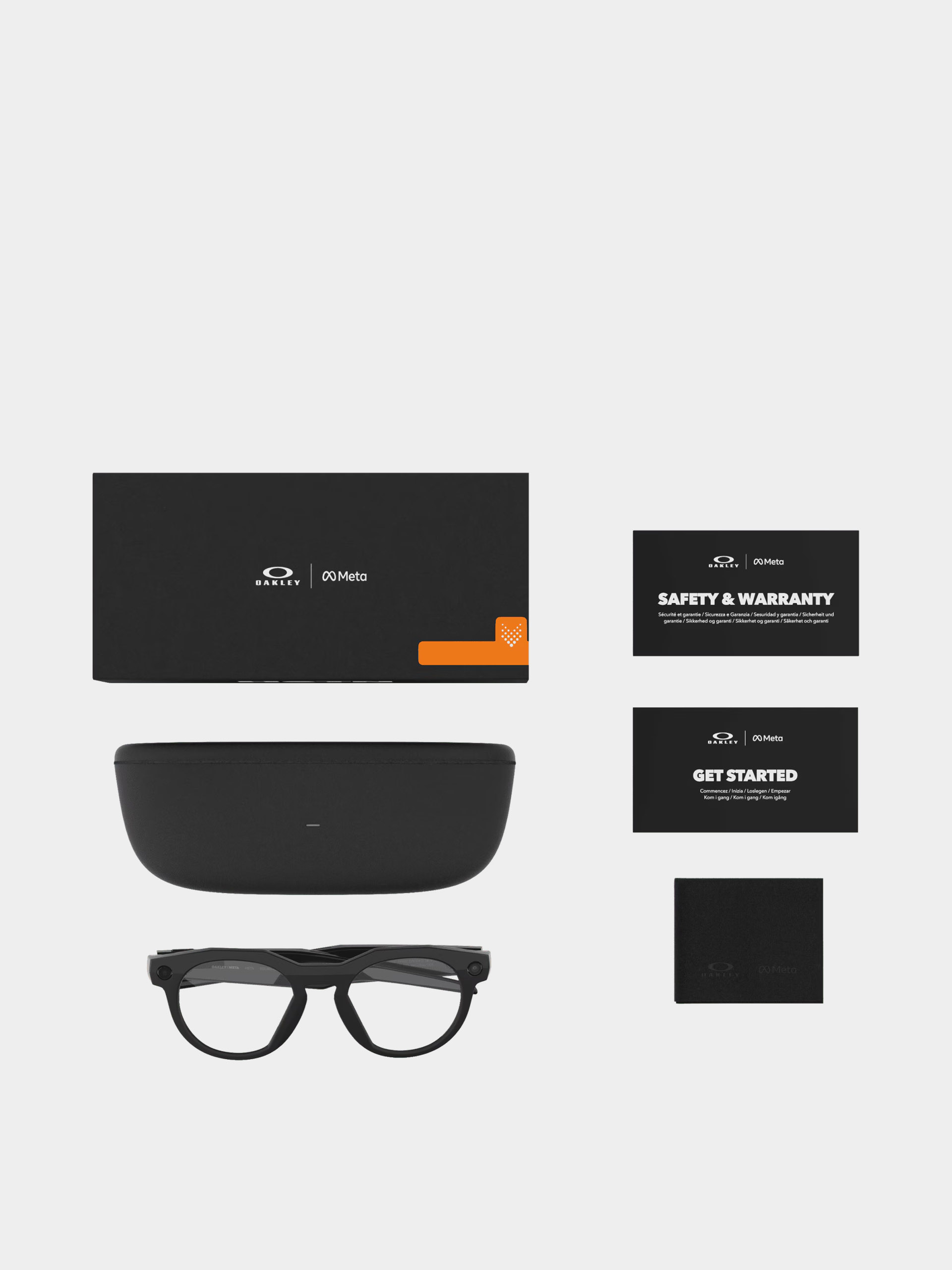 Napszemüvegek Oakley Meta AI HSTN (black/clear)