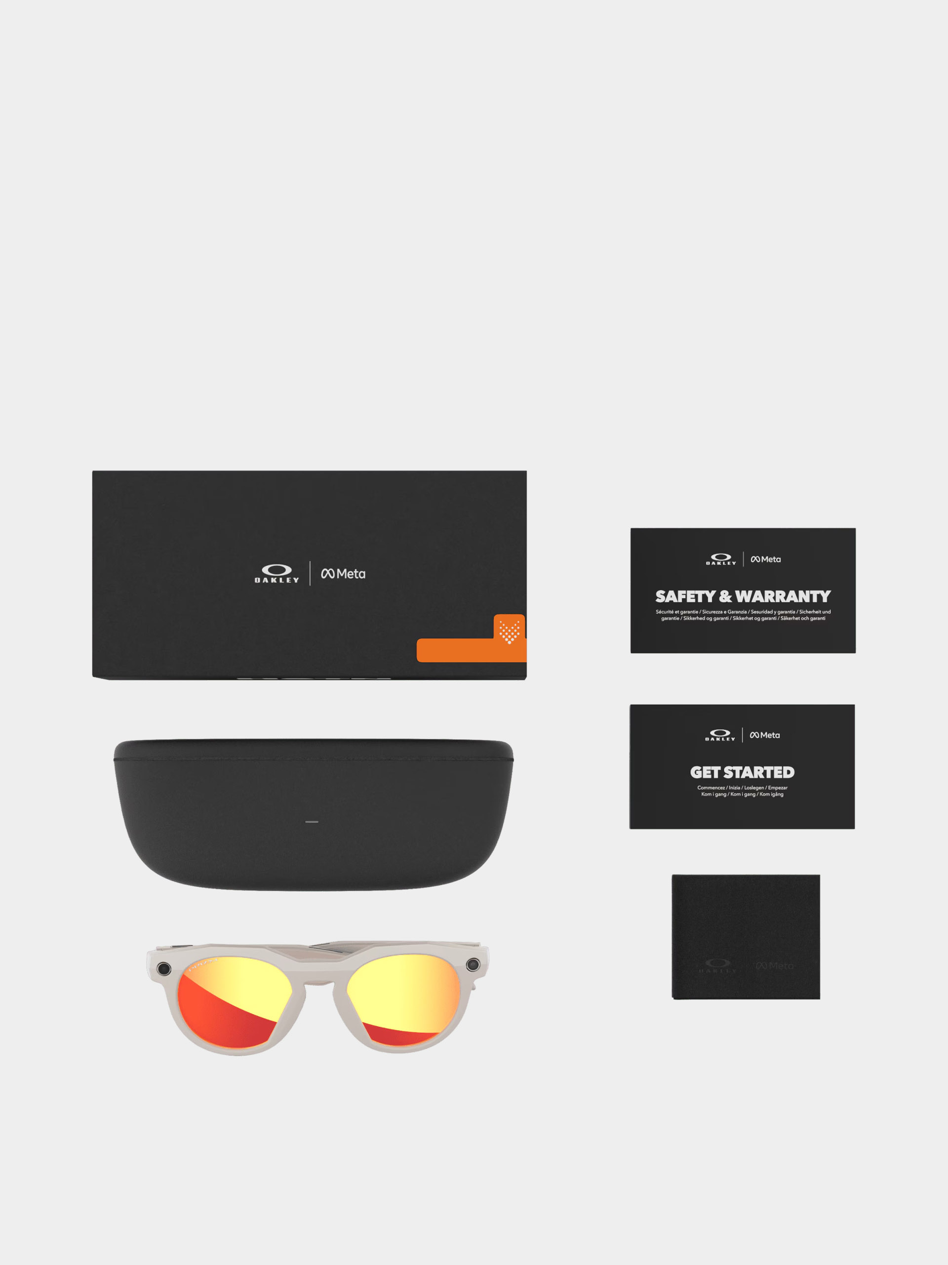 Napszemüvegek Oakley Meta AI HSTN (warm grey/prizm ruby)