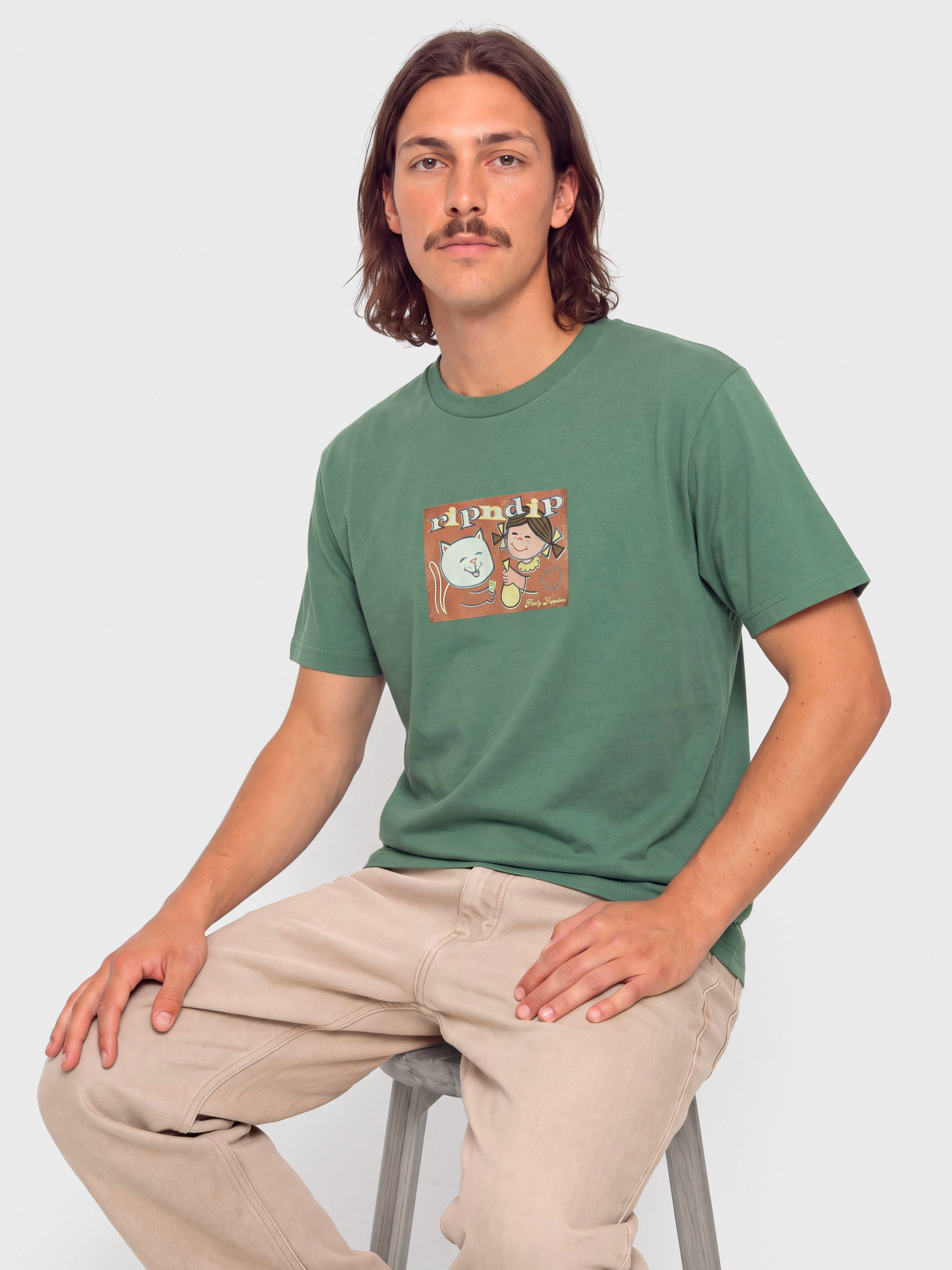 Póló RipNDip Party Supplies (olive)