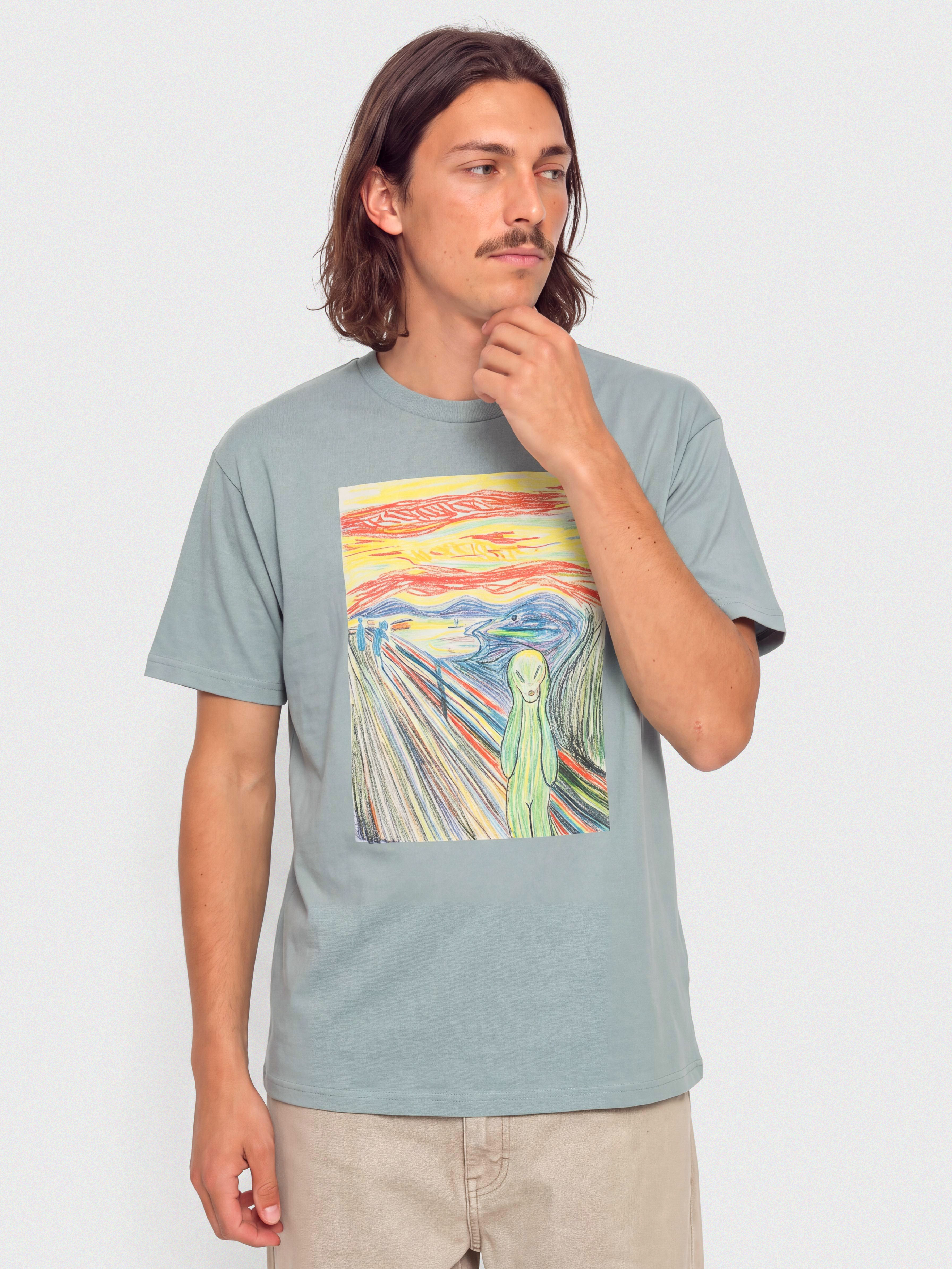 Póló RipNDip Oslo (silver blue)