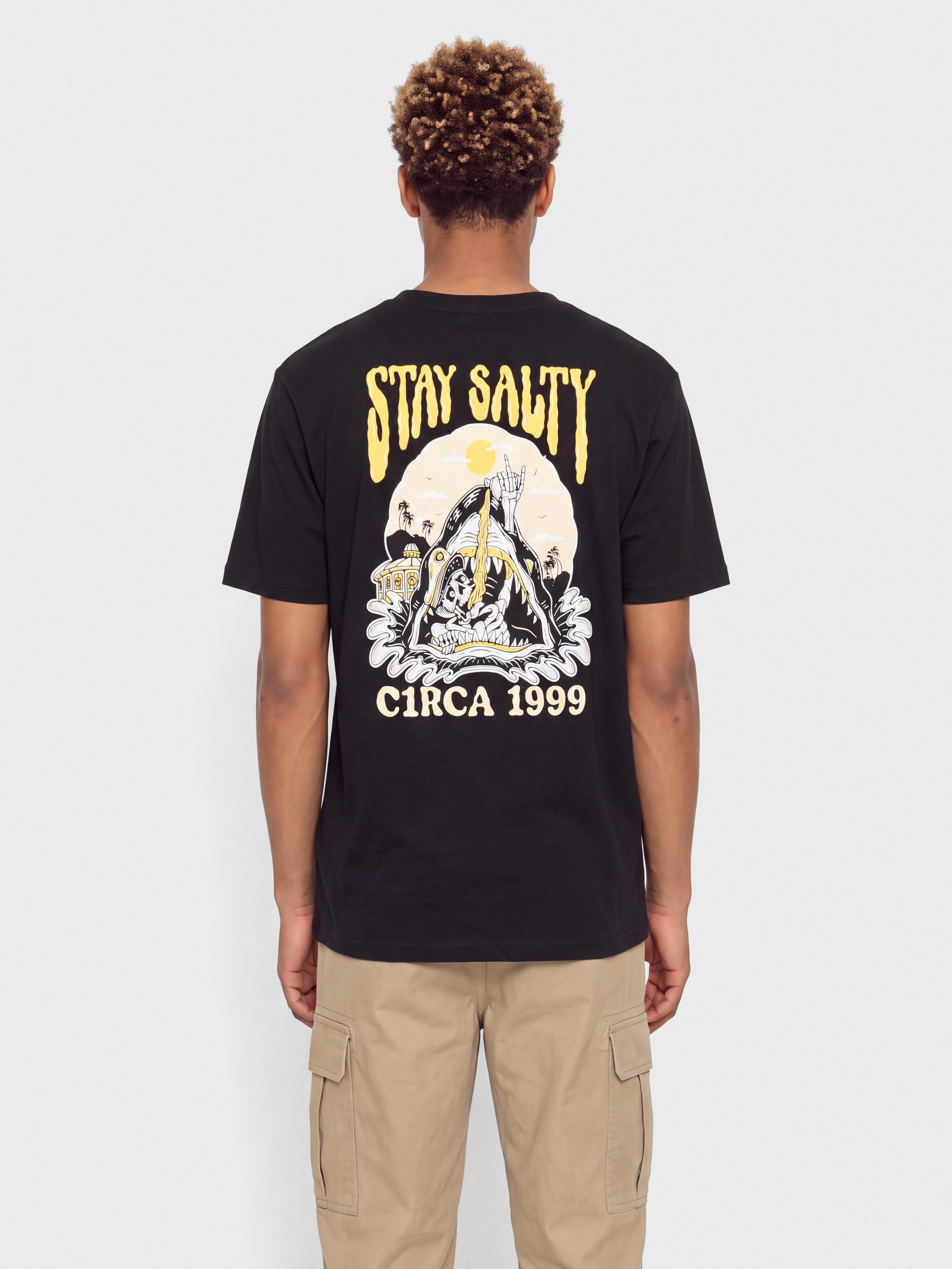 Póló Circa Stay Salty (black)