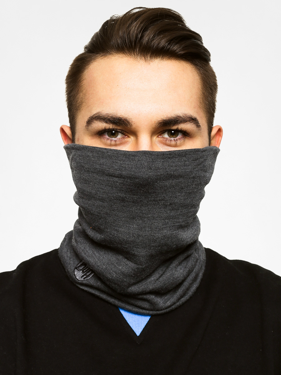 Buff Neckwarmer Wool Bandana (solid grey)
