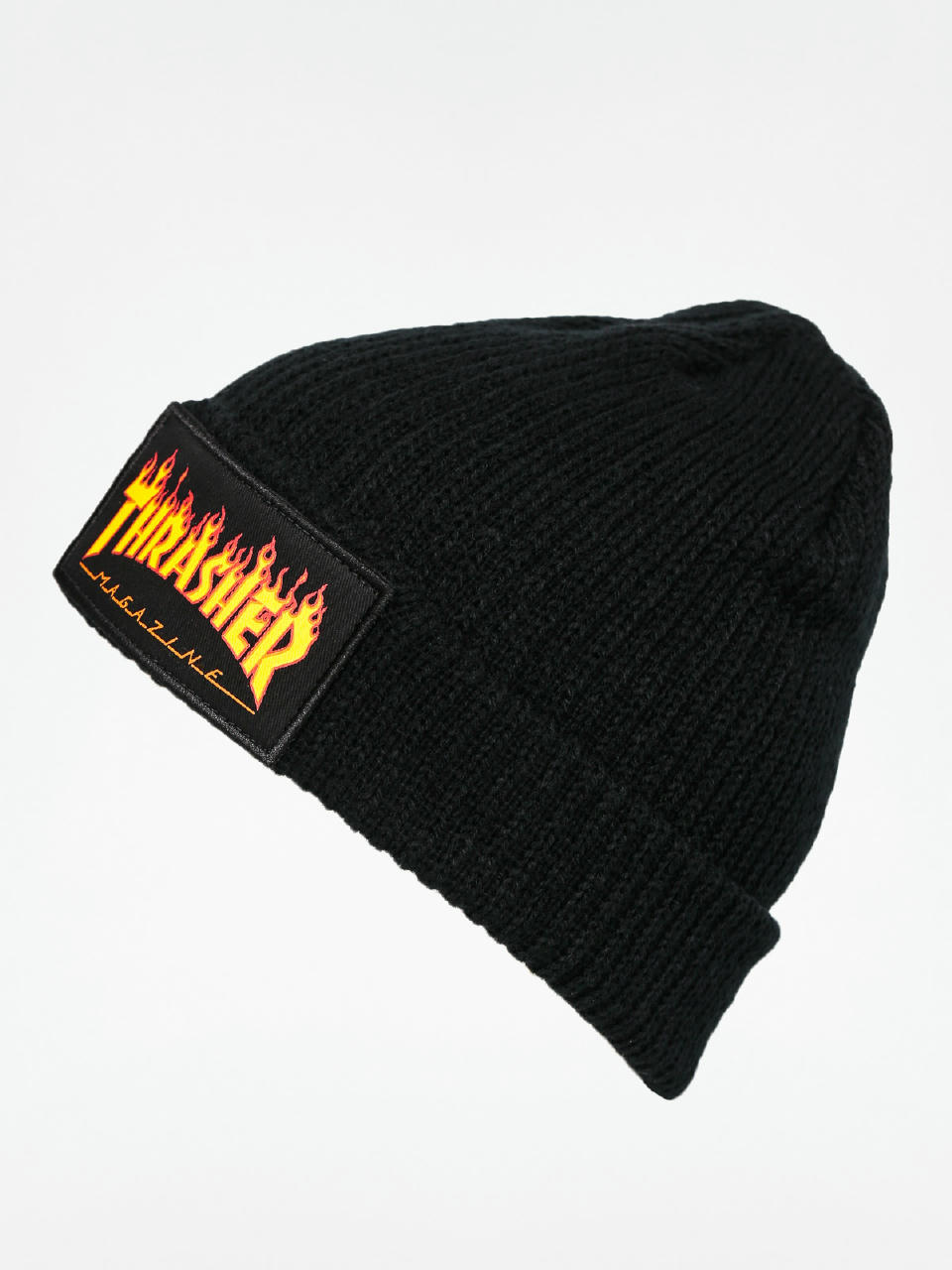 Sapka Thrasher Flame Logo Beanie (black)