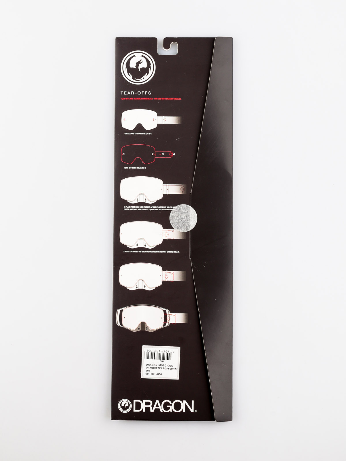 Dragon MDX2 Gyorsan a szemüveghez (tear off 20 pack)