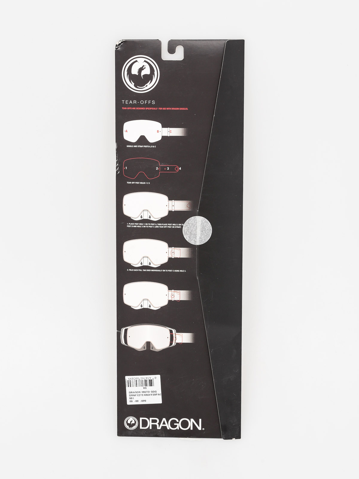 Dragon NFX2 Gyorsan a szemüveghez (tear off 20 pack)